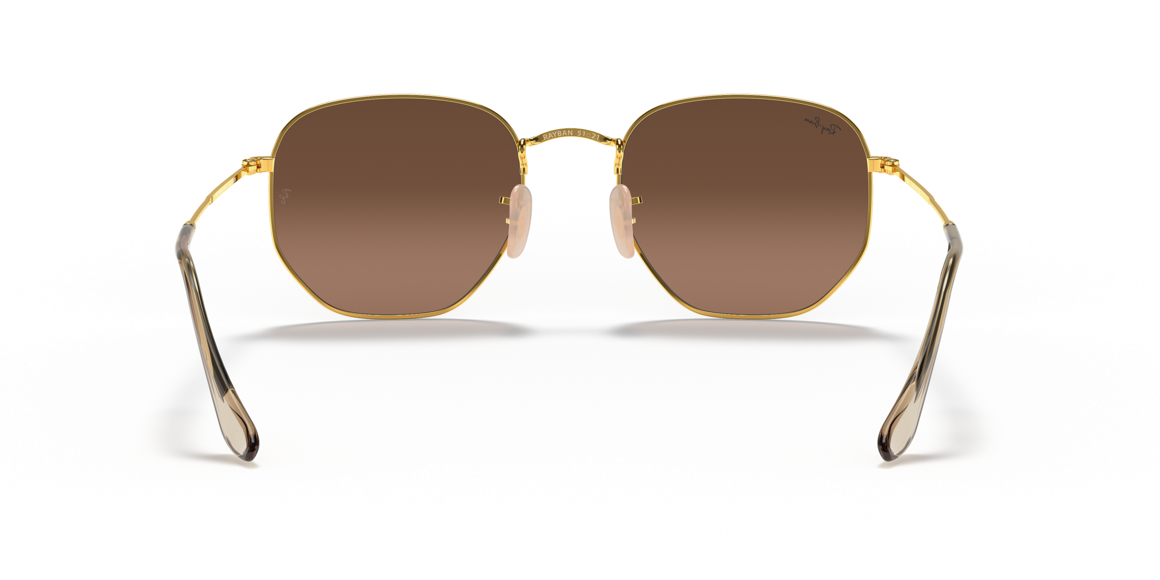 Ray-Ban RB3548N HEXAGONAL FLAT LENSES Sunglasses | Clearly