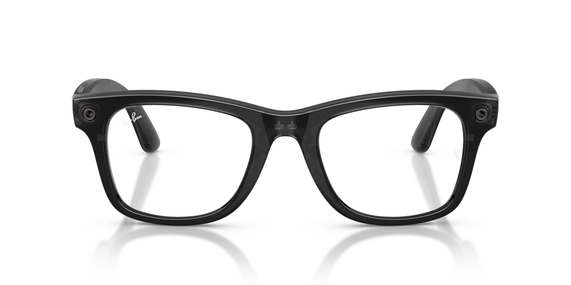 (Gen 3) Ray-Ban Meta Wayfarer Optics Transparent Black frame Demo Lens lenses AI Glasses