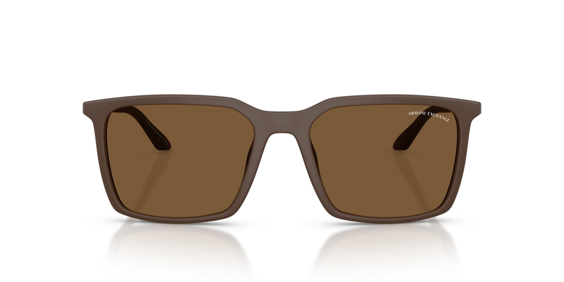 Armani Exchange AX4170SU 840873 Men's Sunglasses Brown Size 55
