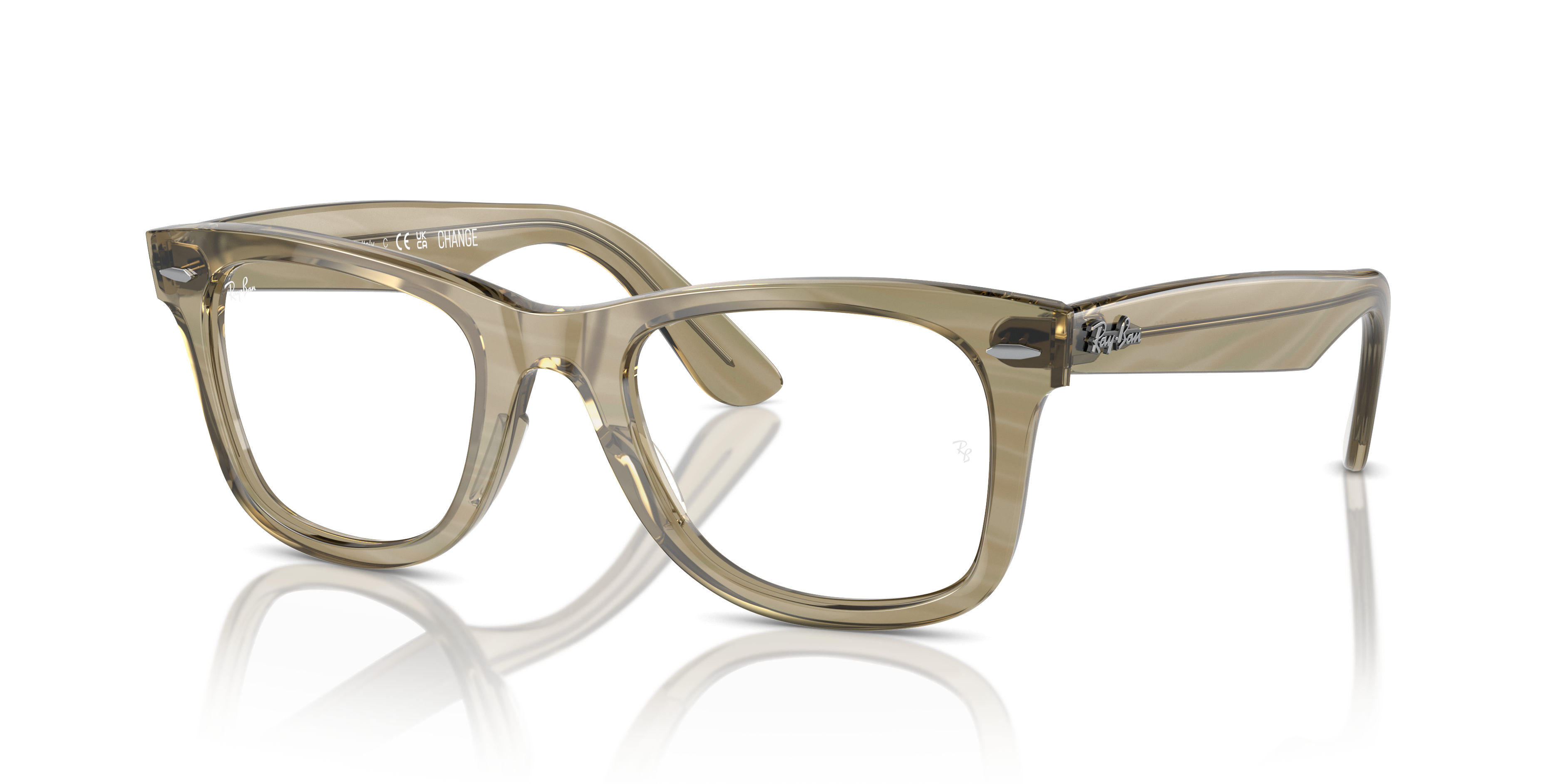 Ray-Ban RB4340V WAYFARER EASE OPTICS CHANGE Glasses | Clearly