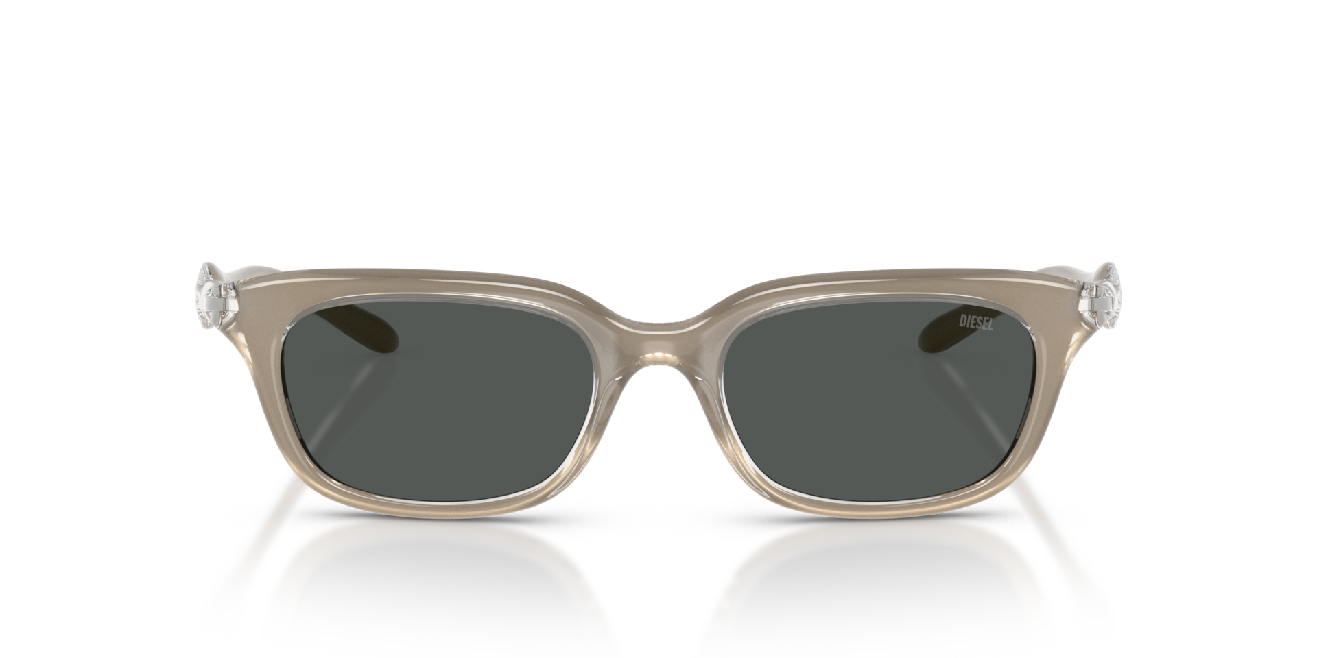 Diesel DL3013U 203587 Men's Sunglasses Green Size 50