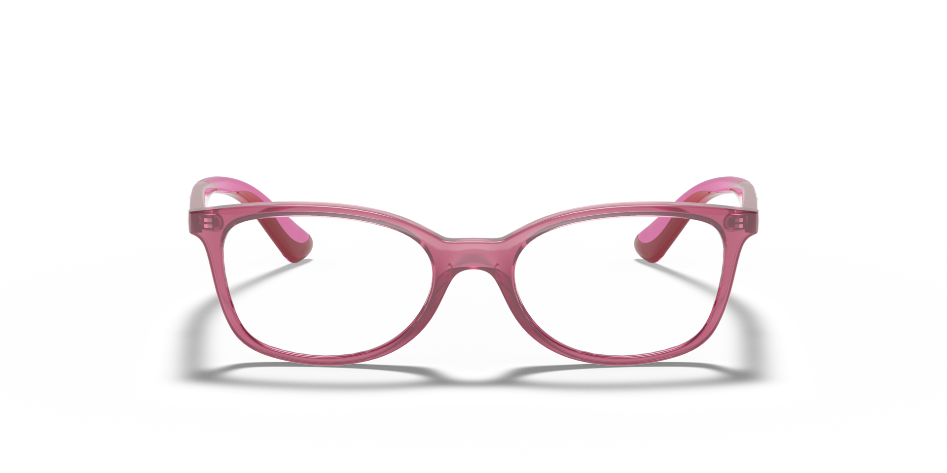 Ray-Ban Rb1586 Optics Kids Optical Fuxia Frame Clear Lenses Polarized 47-16