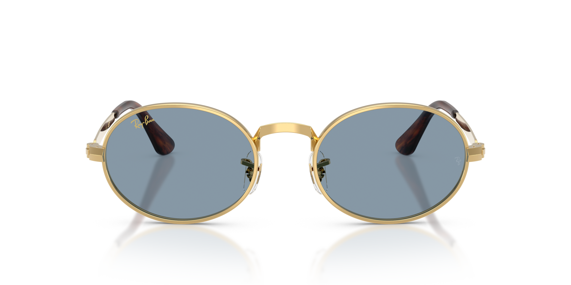 Ray-Ban Rb3931 By A$ap Rocky Sunglasses Arista Gold Frame Blue Lenses 54-21