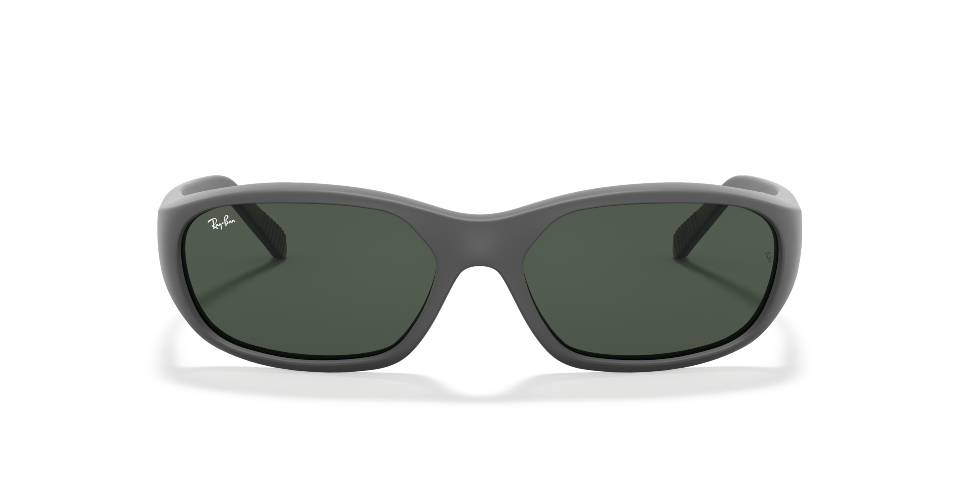 Ray-Ban Daddy-o Sunglasses Rubber Black Frame Green Lenses 59-17