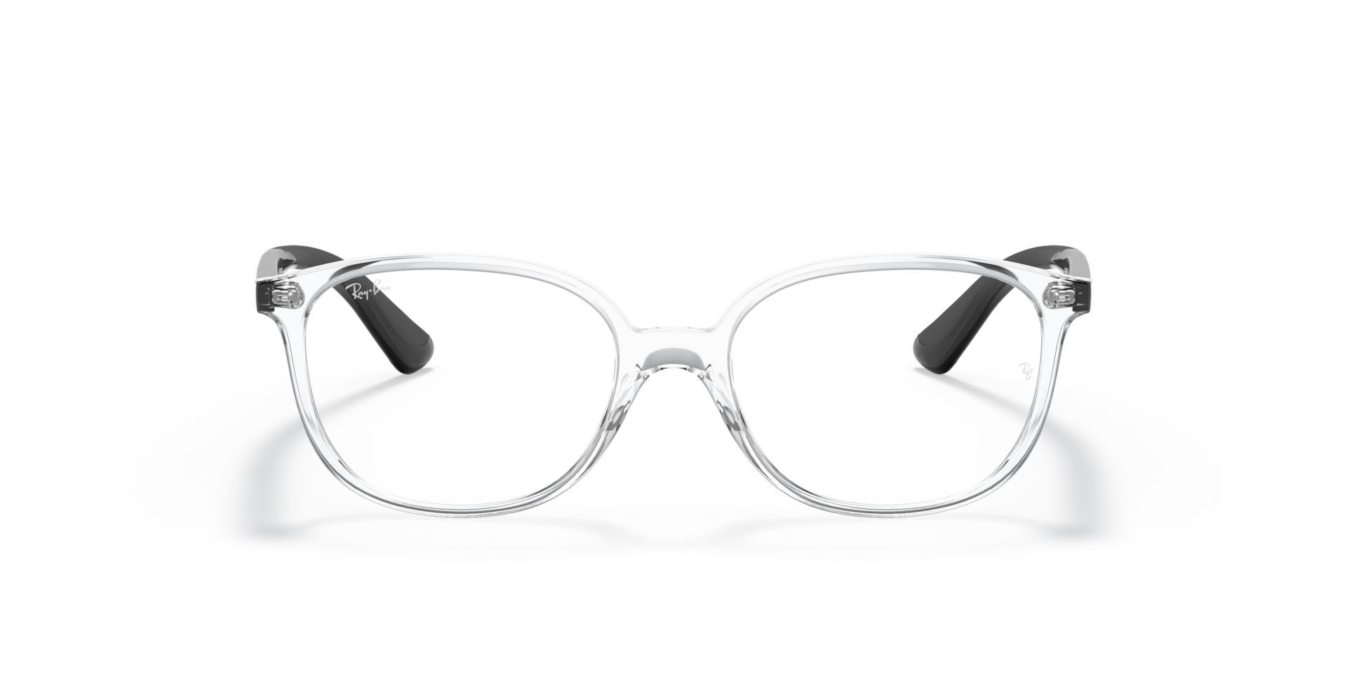 Ray-Ban Rb1598 Optics Kids Optical Black Frame Clear Lenses Polarized 49-16