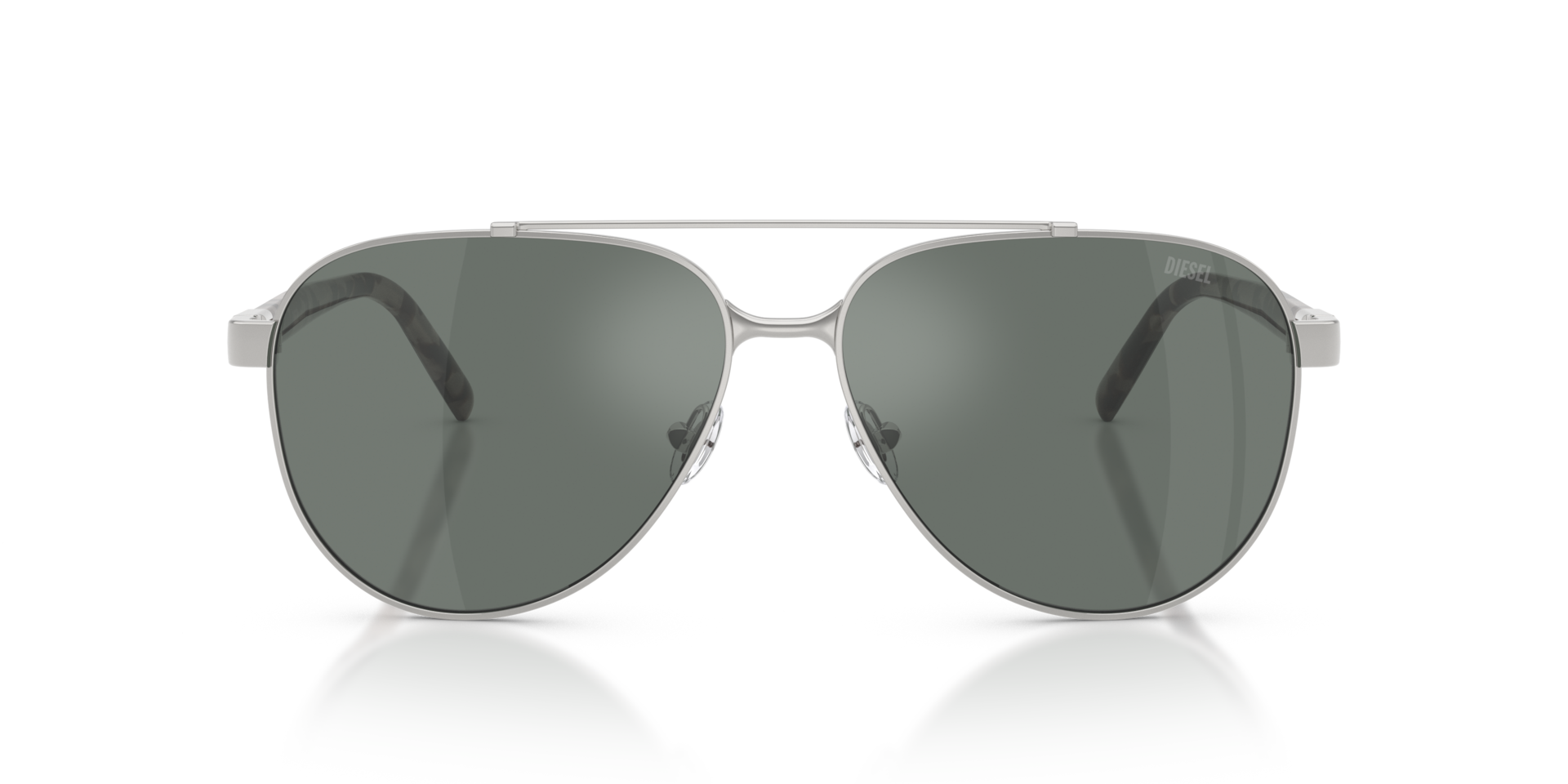 Diesel DL1021 10476V Men's Sunglasses Silver Size 59