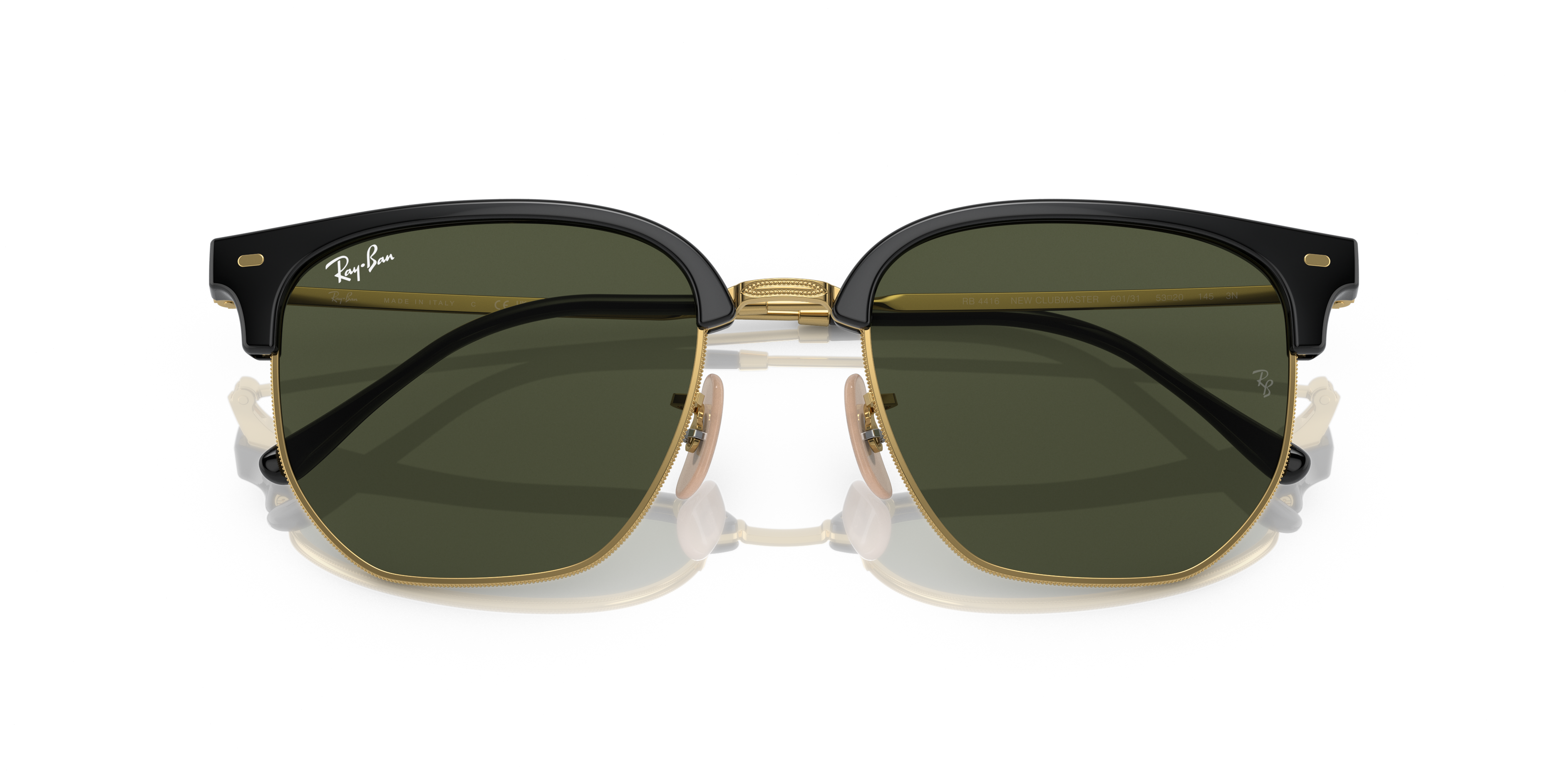 タイムセール！RayBan RB4416F NEW CLUBMASTER Ray-Ban RB4416 NEW CLUBMASTER Sunglasses | Clearly