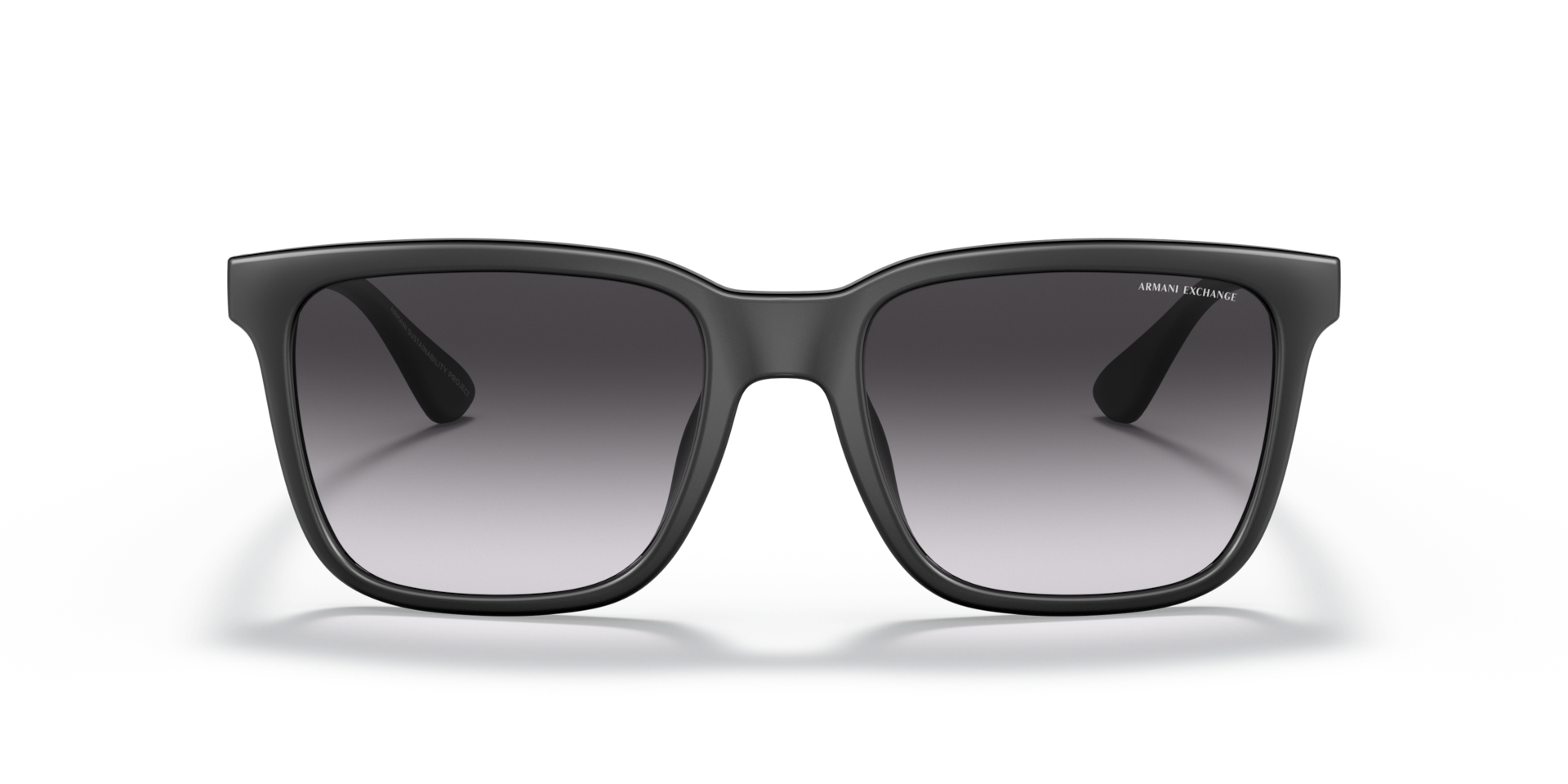 Armani Exchange AX4112SU 80788G Men's Sunglasses Black Size 55
