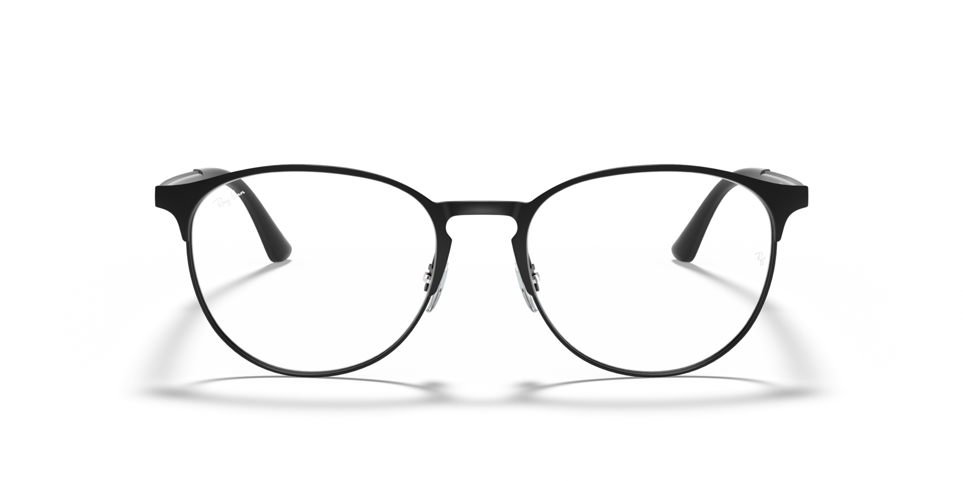 Ray-Ban Rb6375 Optics Optical Black Frame Clear Lenses Polarized 53-18