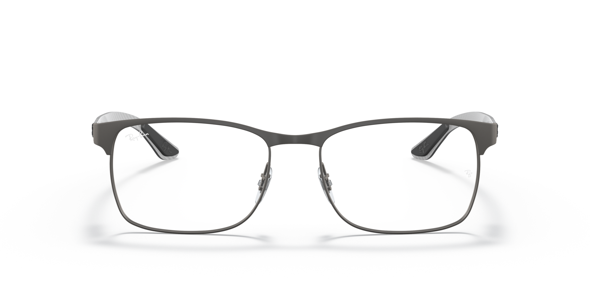 Ray-Ban Rb8416 Optics Optical Gunmetal Frame Clear Lenses Polarized 55-17