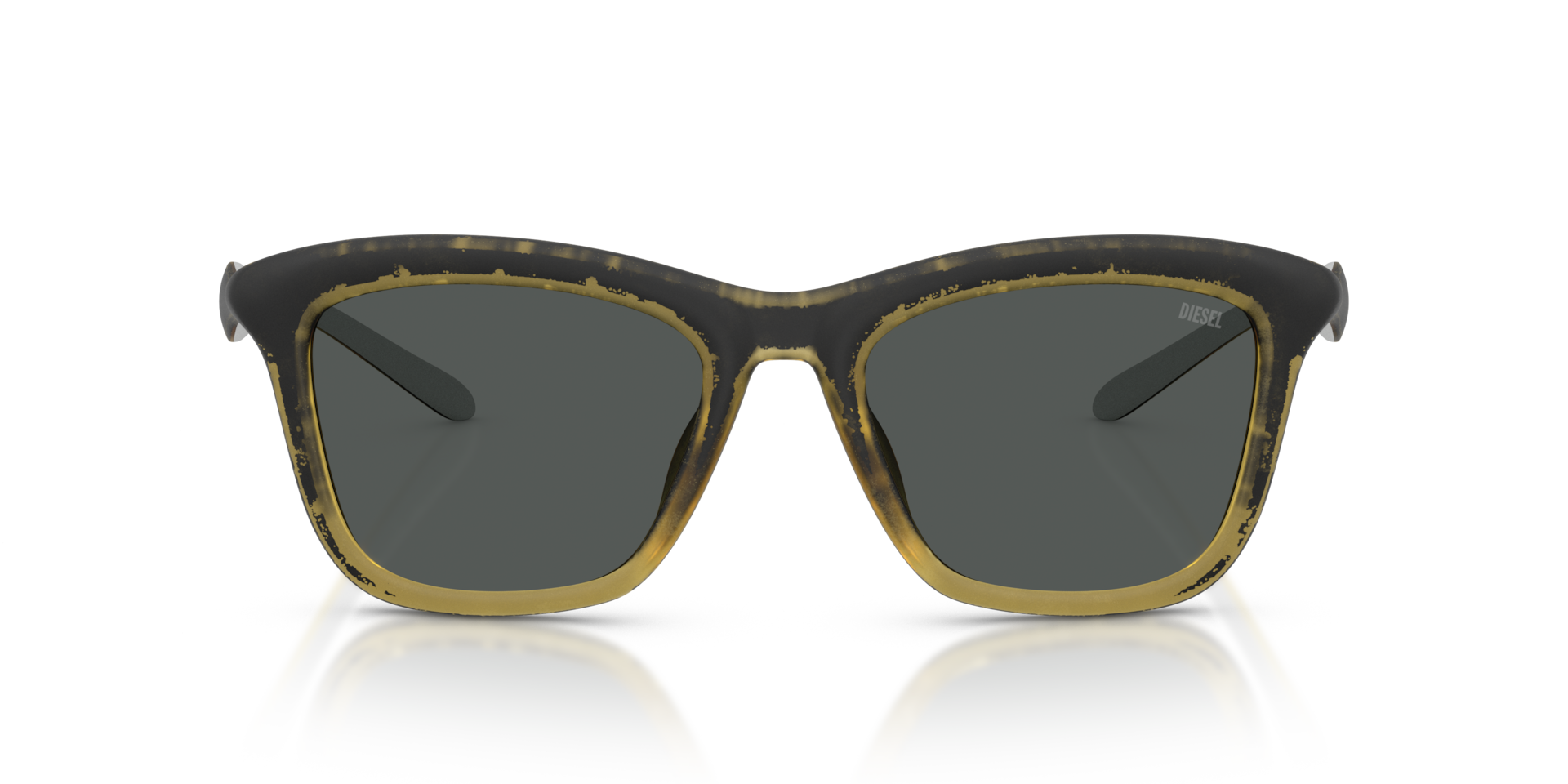 Diesel DL3008U 203087 Men's Sunglasses Yellow Size 53