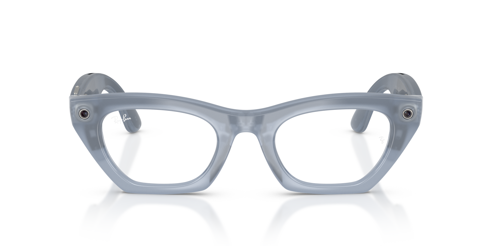 (Gen 3) Ray-Ban Meta Zena Optics Milky Grey Lilac frame Demo Lens lenses AI Glasses
