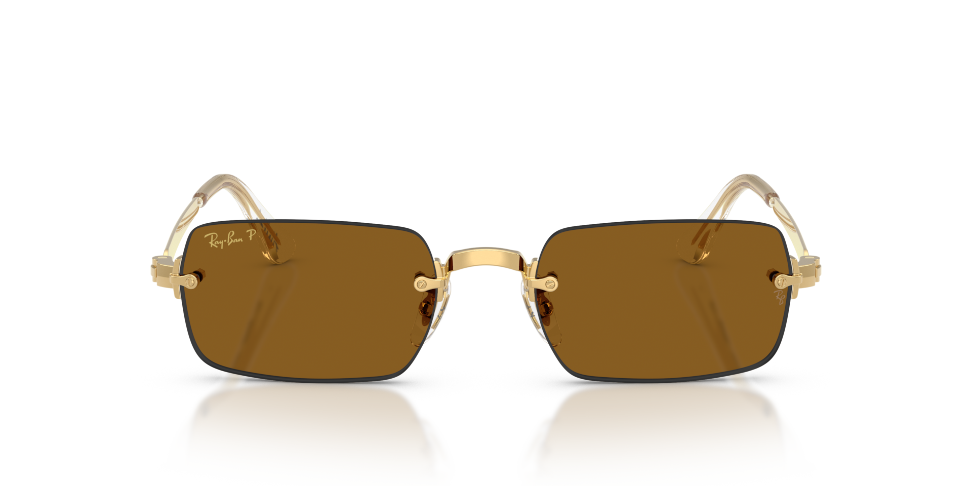 Ray-Ban Rb3928 By A$ap Rocky Sunglasses Arista Gold Frame Brown Lenses Polarized 54-20