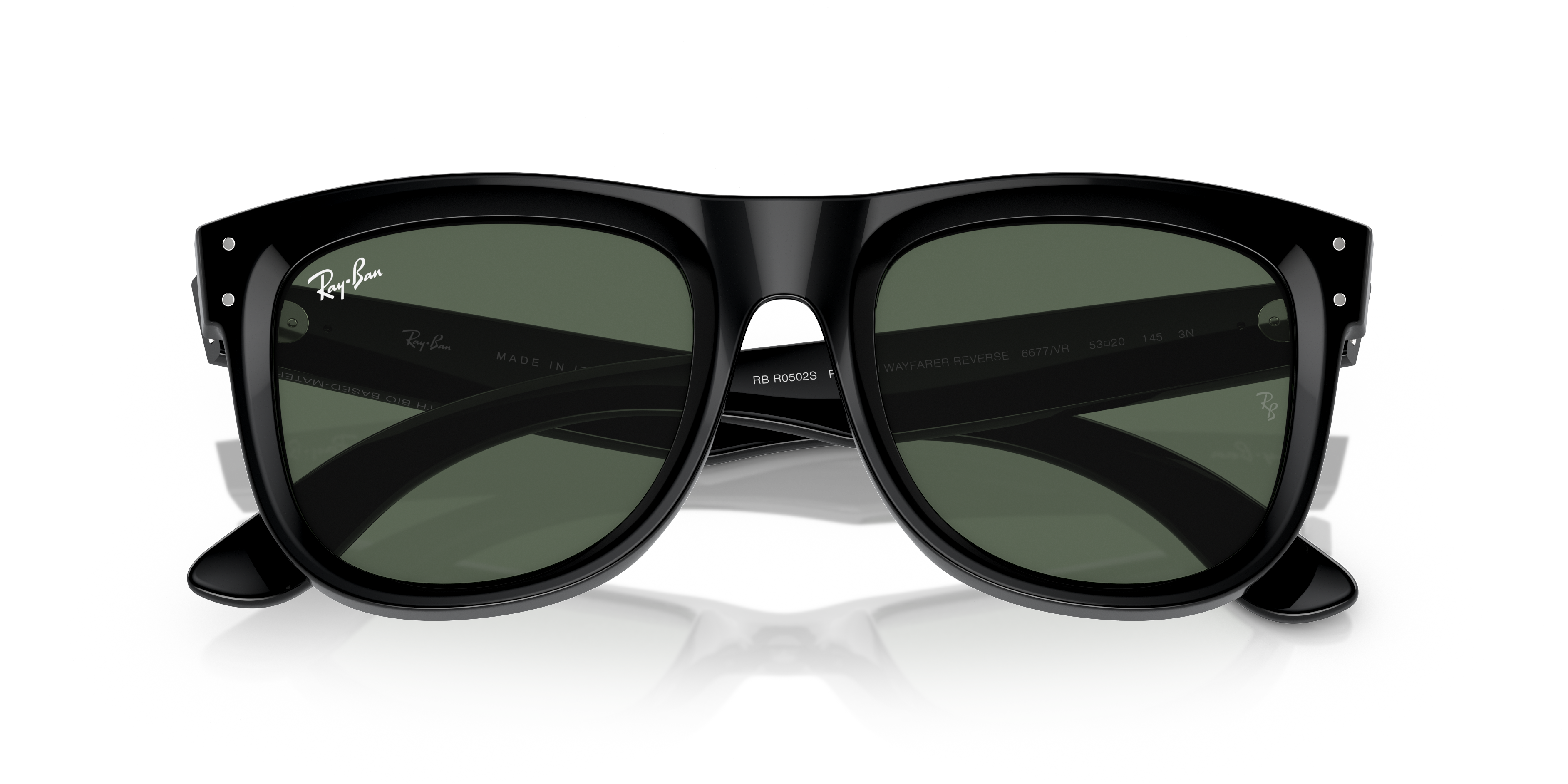 Ray-Ban RBR0502S WAYFARER REVERSE サングラス Ray-Ban RBR0502S WAYFARER REVERSE Sunglasses | Clearly