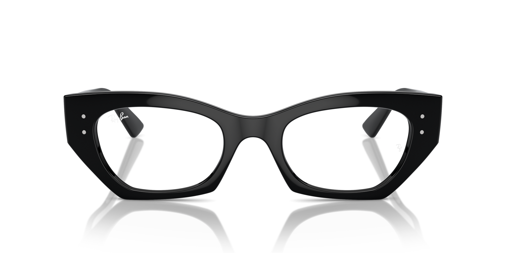 Ray-Ban Zena Optics Bio-based Optical Black Frame Clear Lenses Polarized 52-22