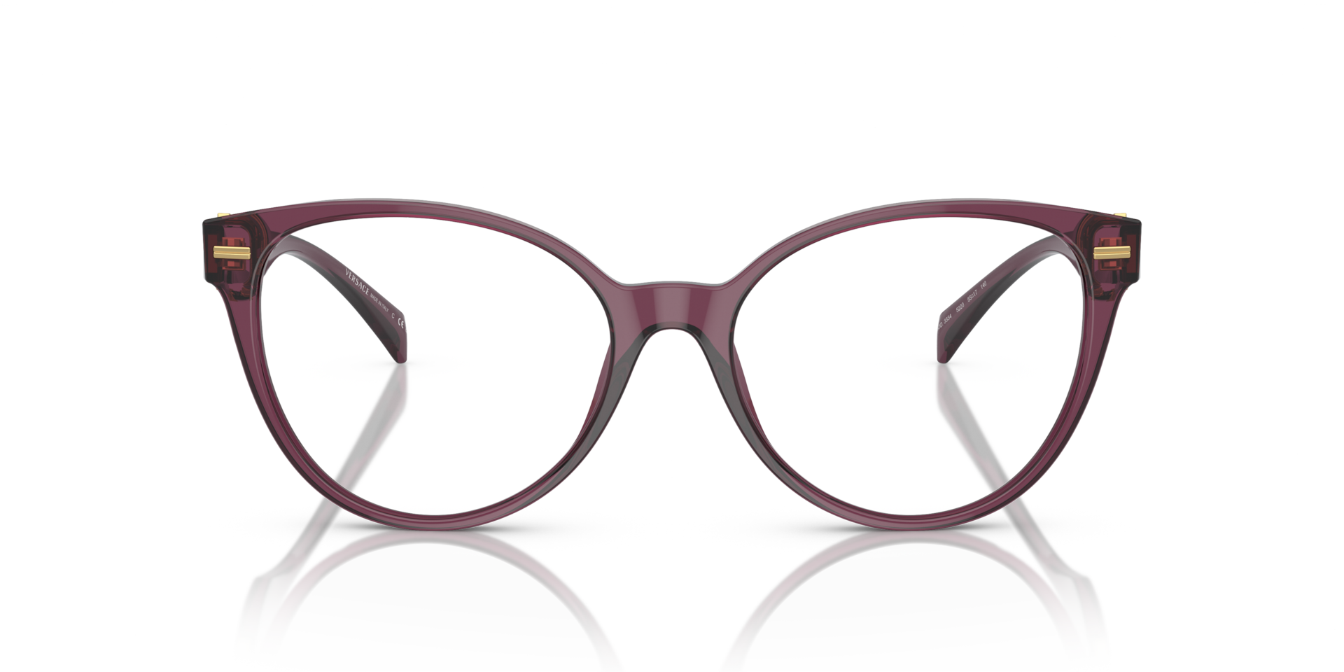 Versace VE3334 Women's Glasses, Purple, Size 53
