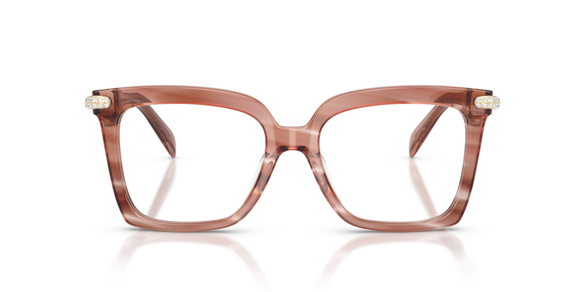 Michael Kors MK4191BU EXUMAS Women's Glasses, Pink, Size 53