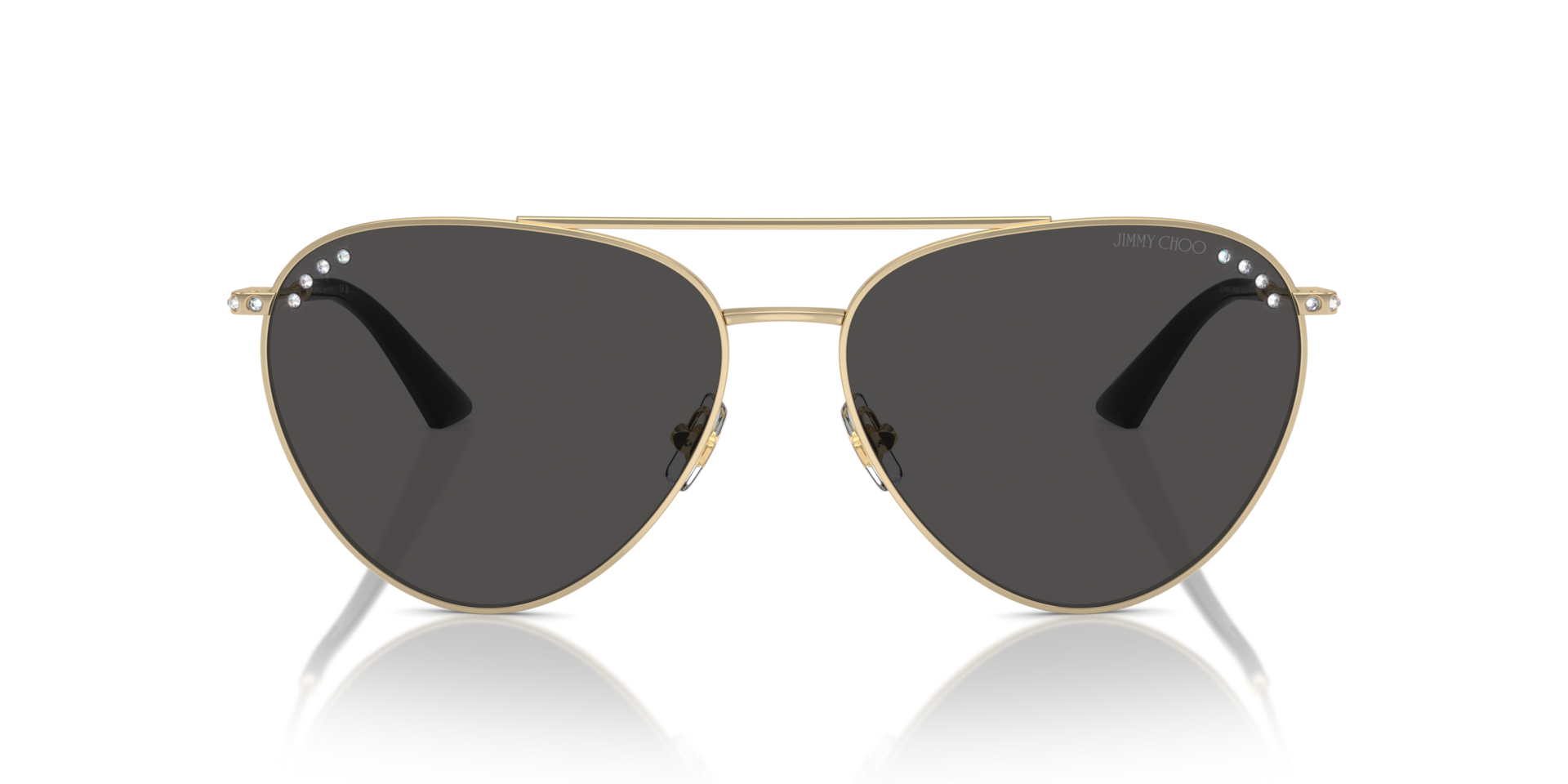 Jimmy Choo JC4002B 300687 Women’s Sunglasses Gold Size 60
