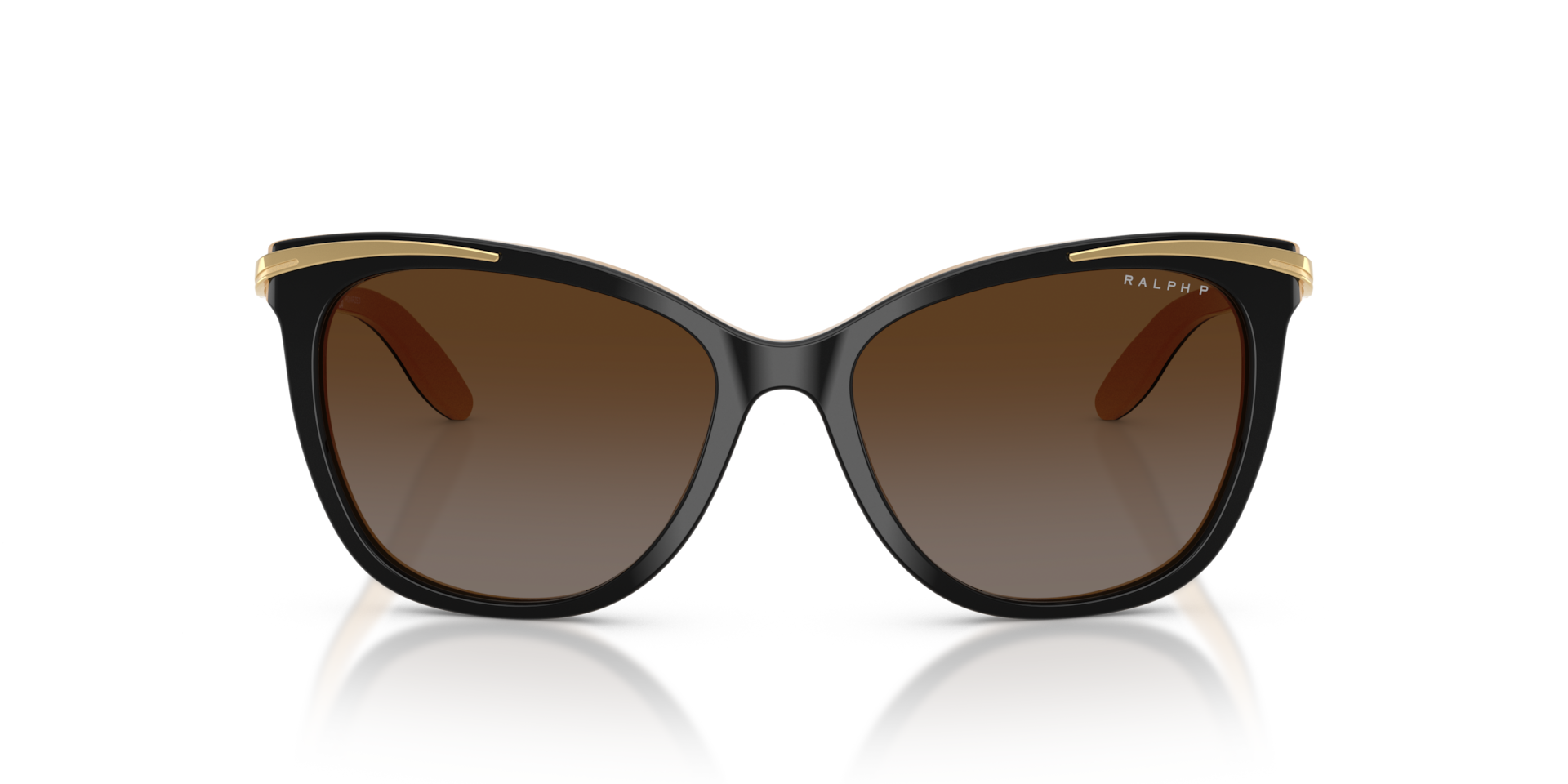 Ralph by Ralph Lauren RA5203 Polarized 1090T5 Women’s Sunglasses Black Size 54