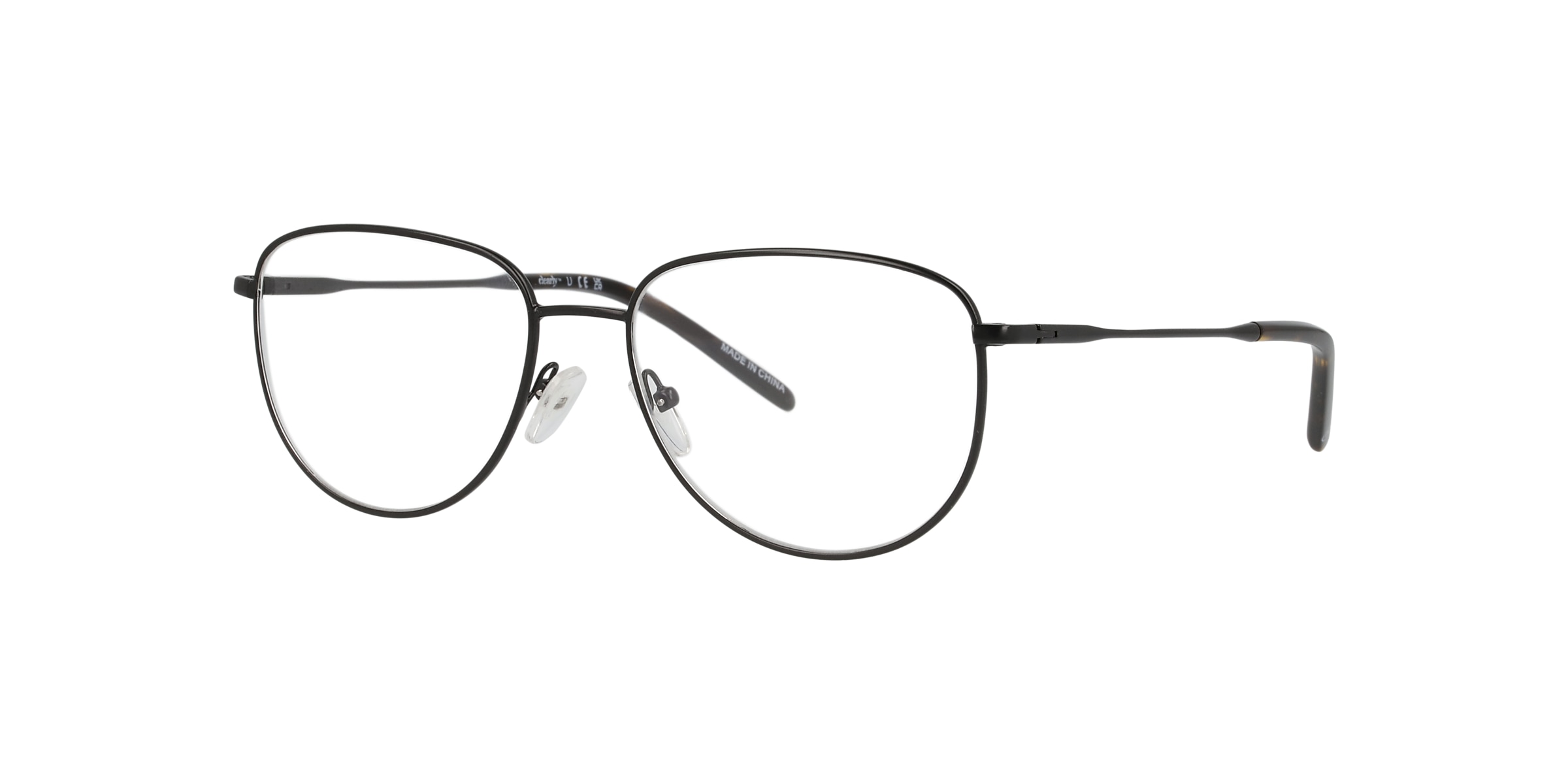 Clearly Glasses GREEN STEEL