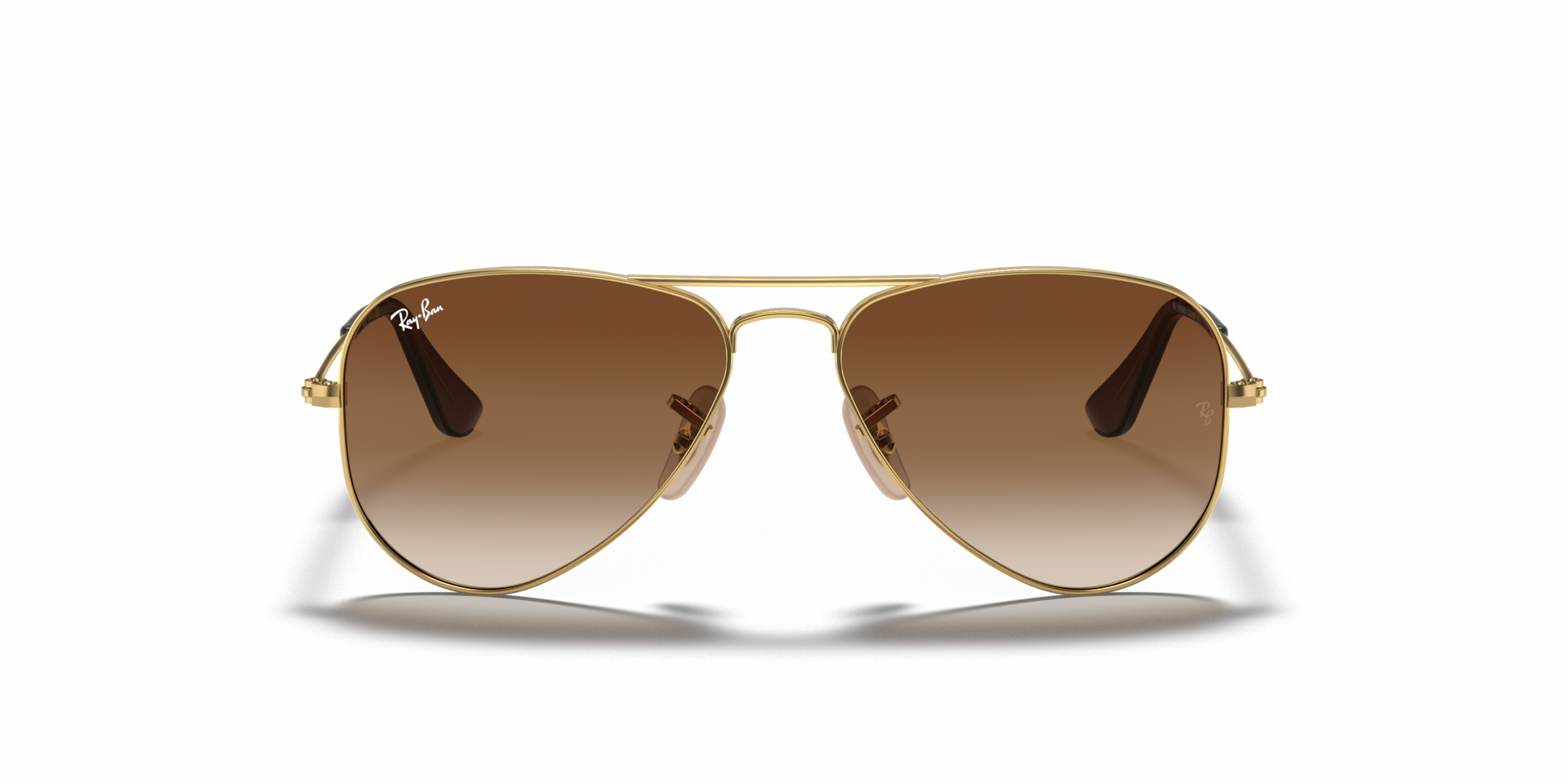 Ray-Ban Kids RJ9506S Junior Aviator 223/13 Kids' Sunglasses Gold Size 50