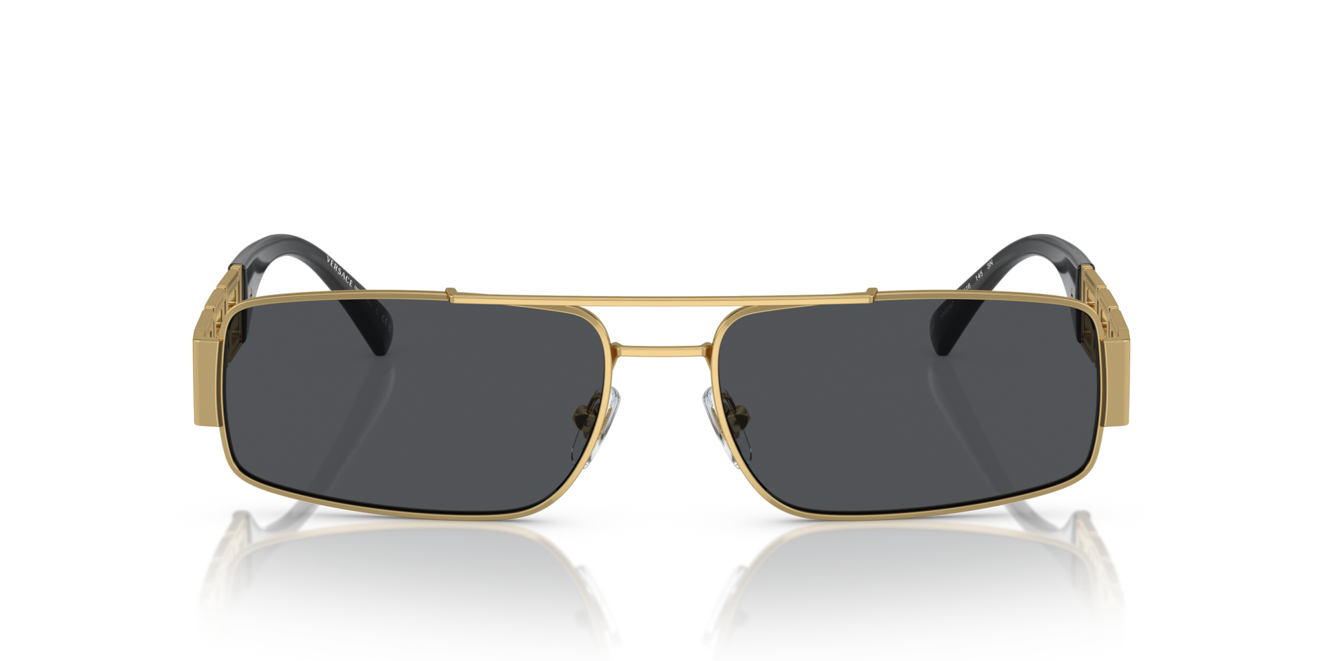 Versace VE2257 Asian Fit 100287 Men's Sunglasses Gold Size 60