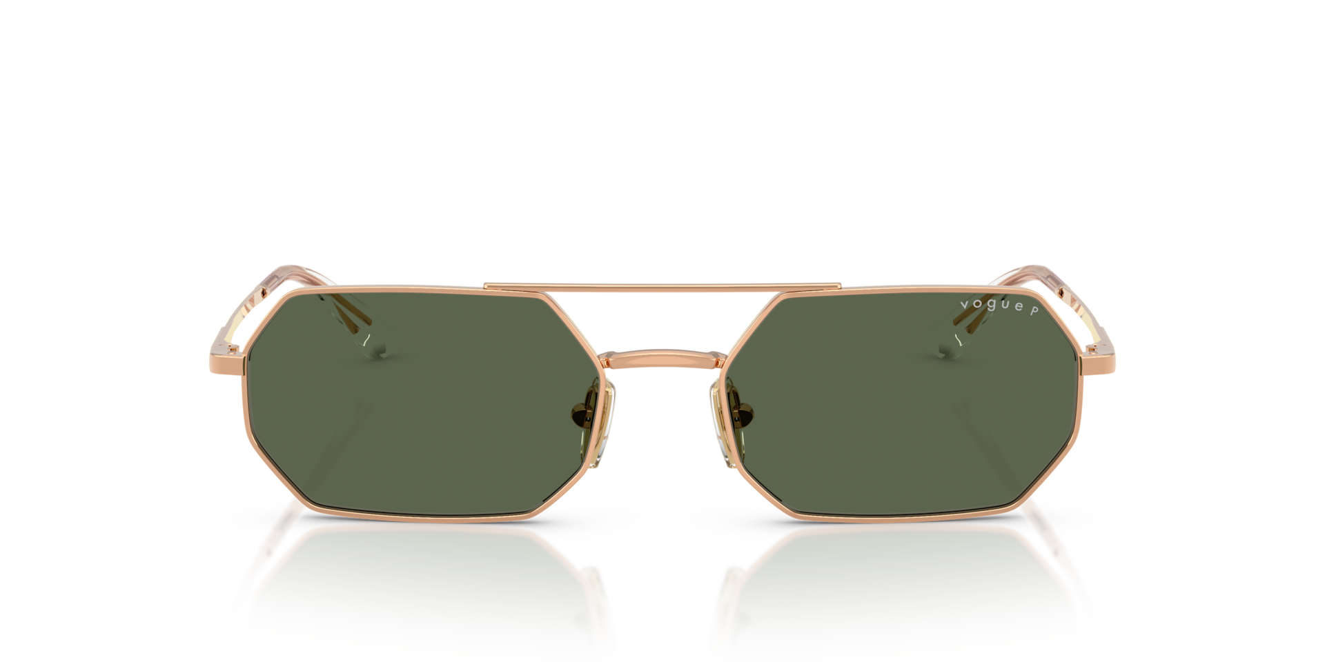 Vogue Eyewear VO4329S Polarized 51529A Women’s Sunglasses Gold Size 55