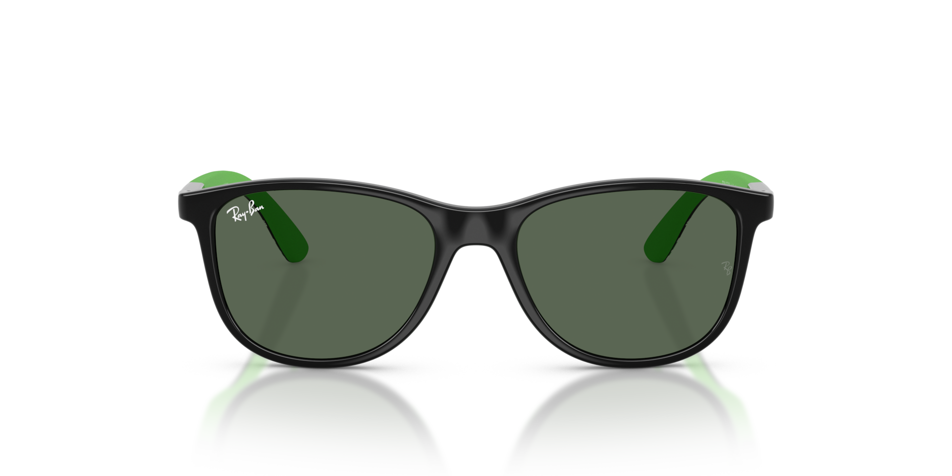 Ray-Ban Ray-Ban Disney - Toy Story Sun Kids Sunglasses Black & Rubber Green Frame Green Lenses 49-16