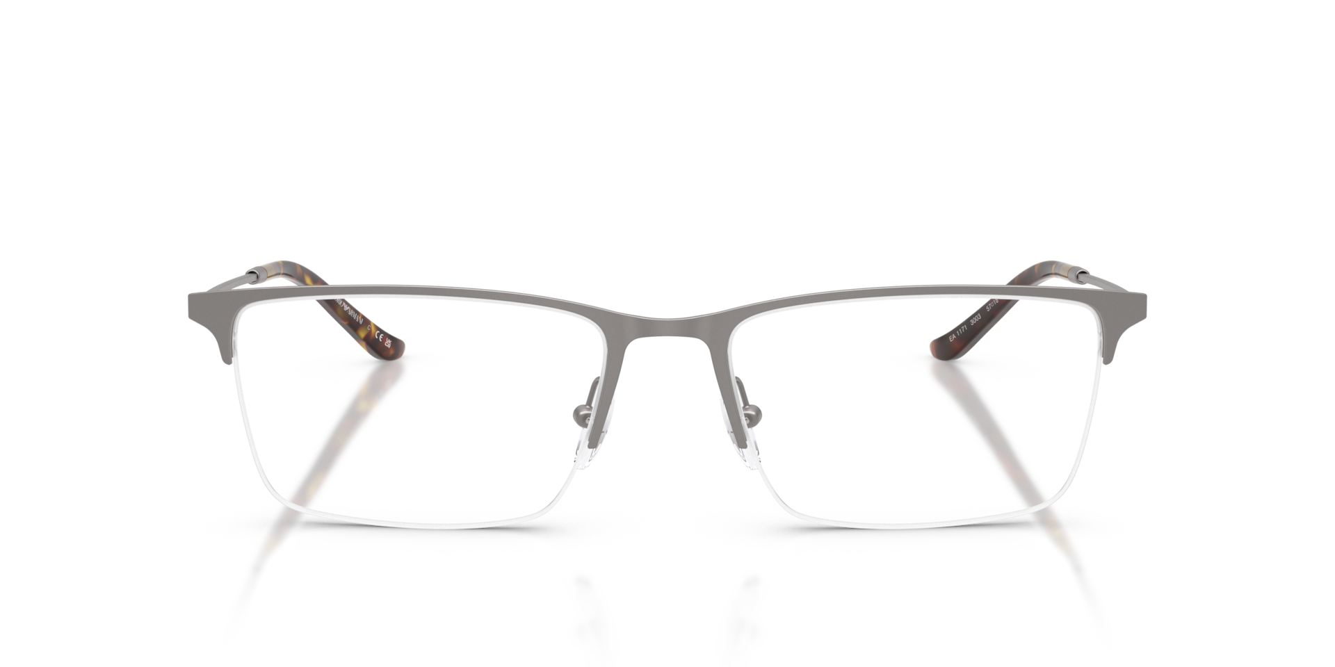 Emporio Armani EA1171 Men's Glasses, Gunmetal, Size 55