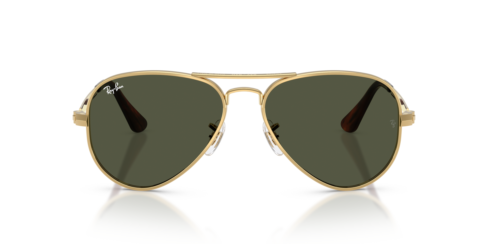 Ray-Ban Aviator Max Sunglasses Arista Gold Frame Green Lenses 62-16