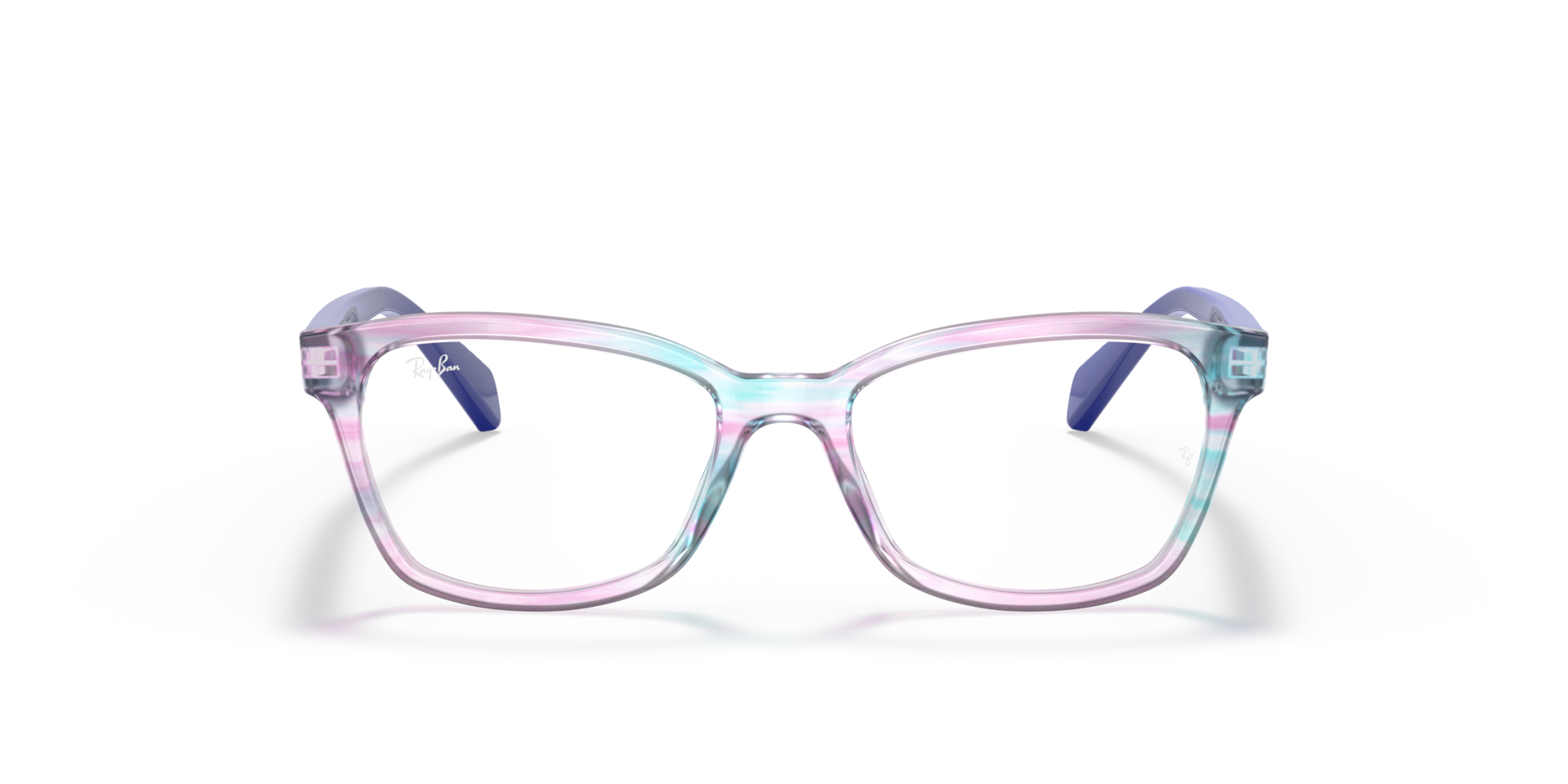 Ray-Ban Rb1591 Optics Kids Optical Blue Frame Clear Lenses Polarized 46-16