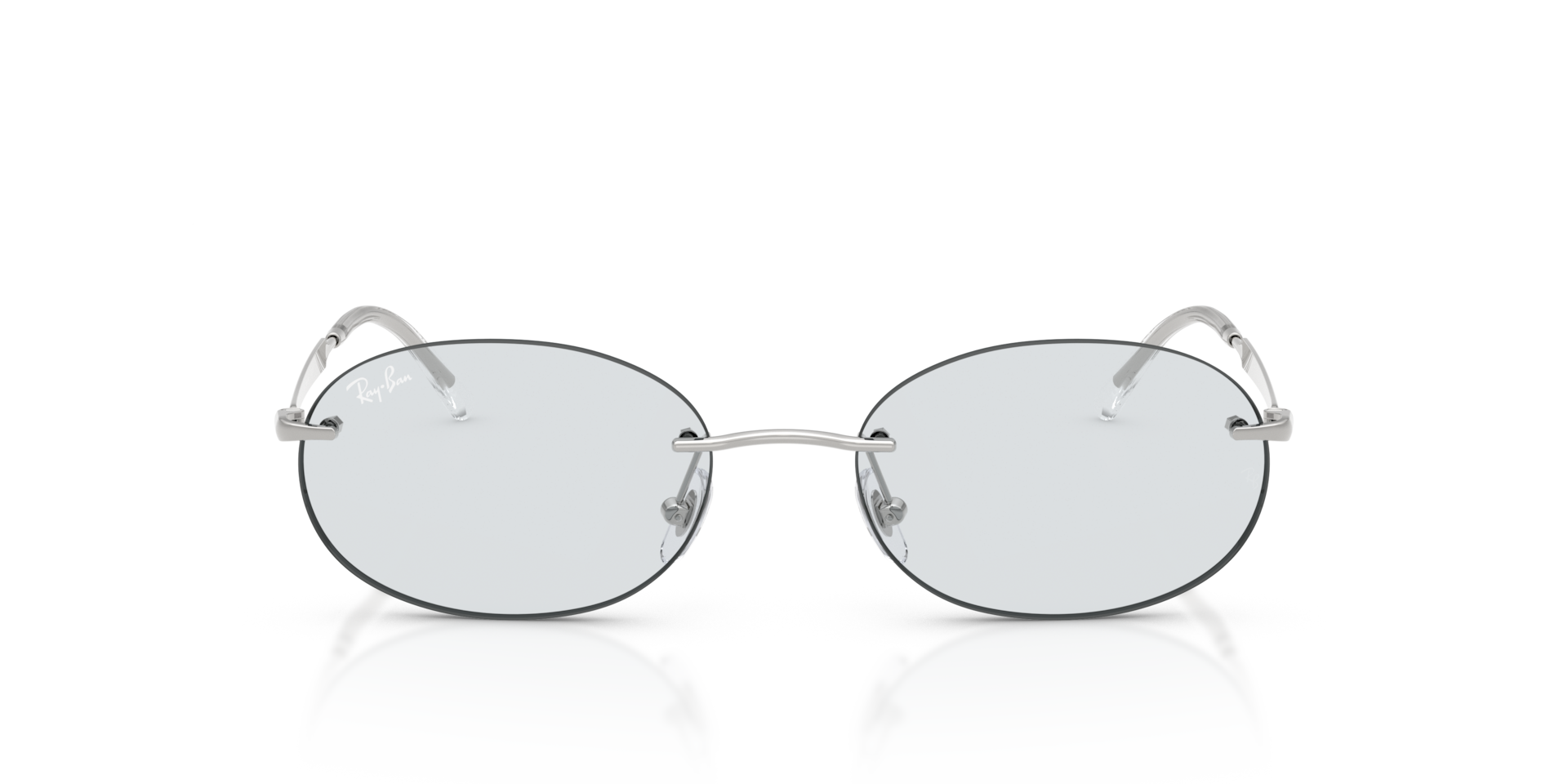 Ray-Ban Rb3767 Transitions ® Color Touch ™ Lenses Sunglasses Silver Frame Blue Lenses 54-18