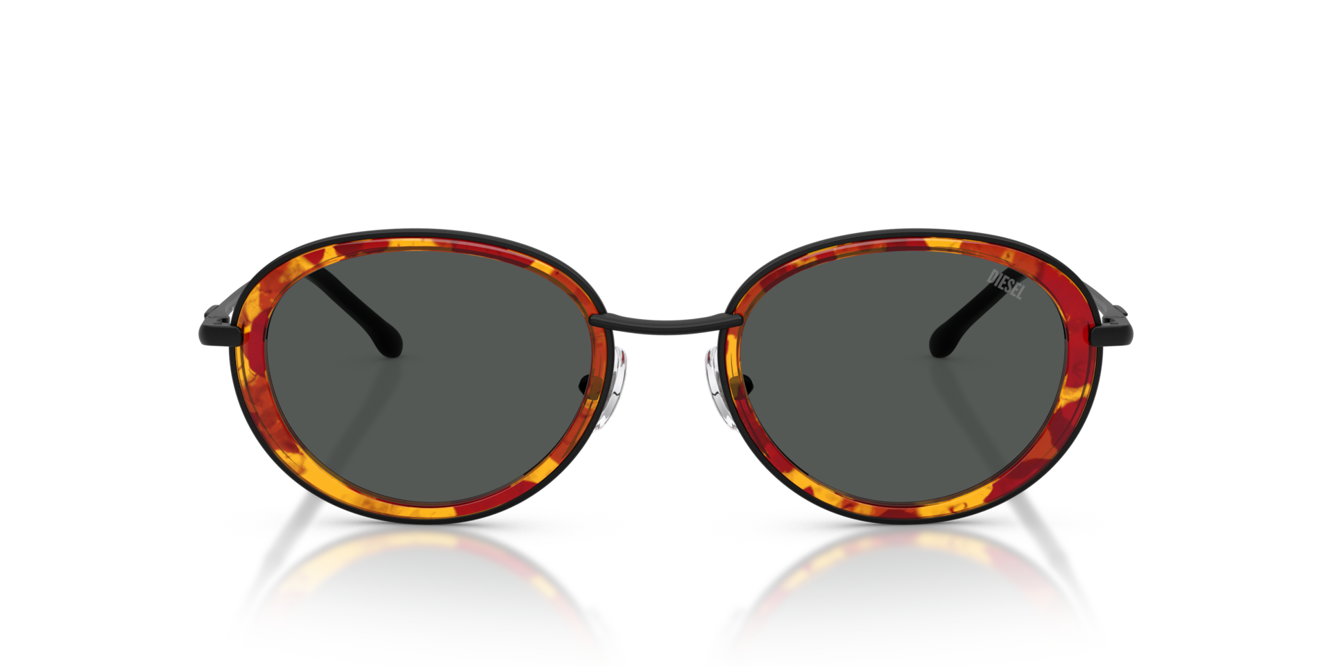 Diesel DL1018 100887 Men's Sunglasses Black Size 51