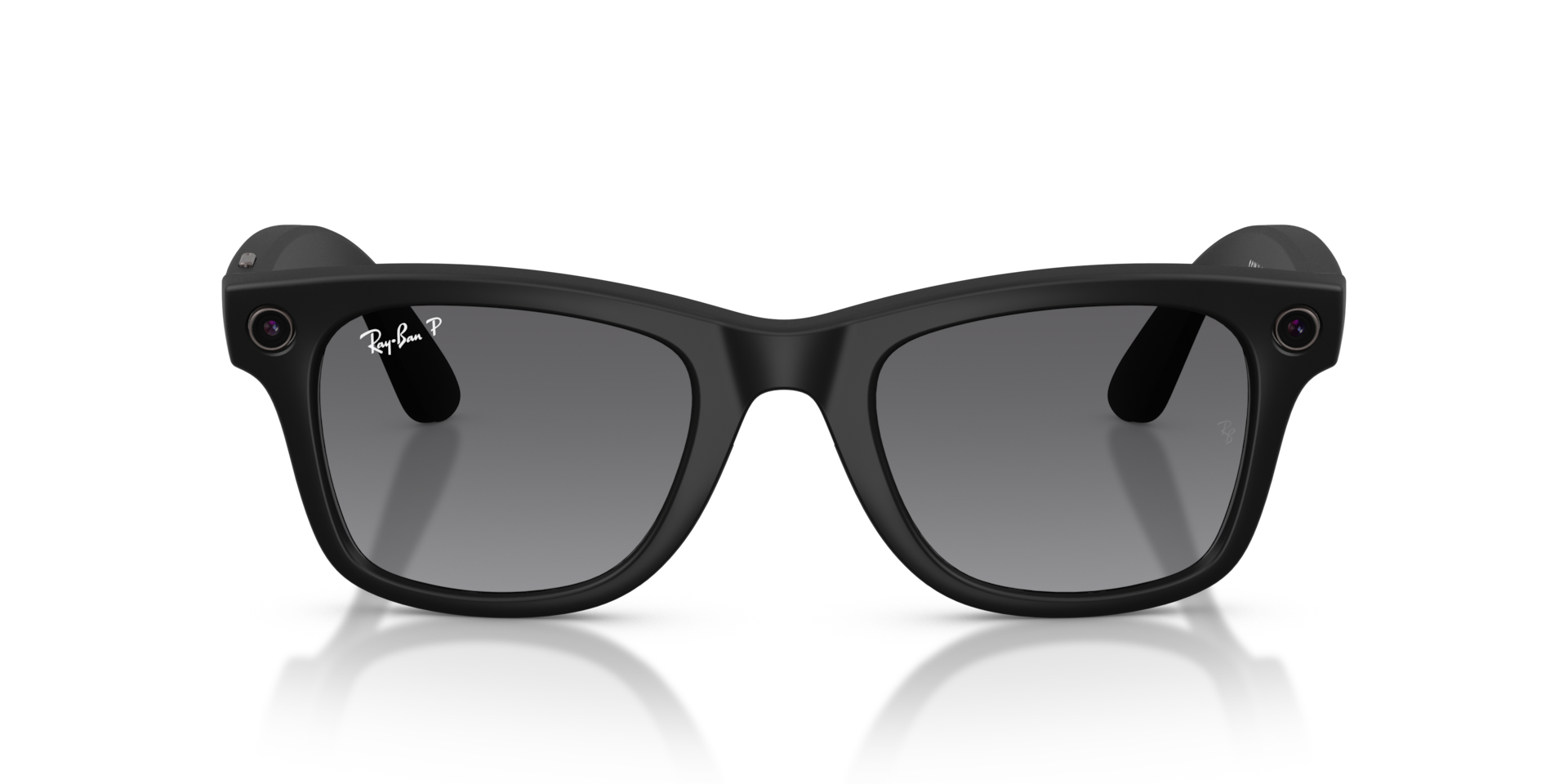 Lunettes Ray-Ban | Meta Wayfarer (2E Gén.) Avec Ia, Photo, Vidéo, Audio Et Messagerie - Noir Mat/graphite Dégradé Polarisé - Standard