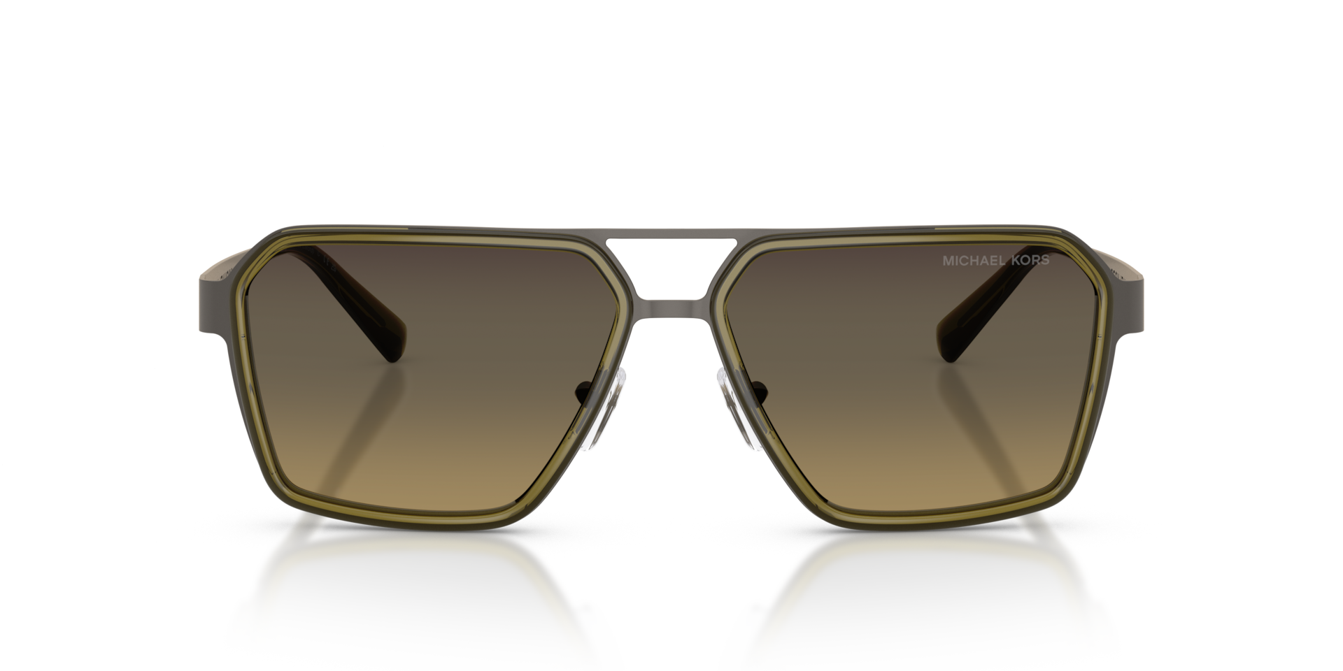 Michael Kors MK1188 OXFORD 10020N Men's Sunglasses Gunmetal Size 57