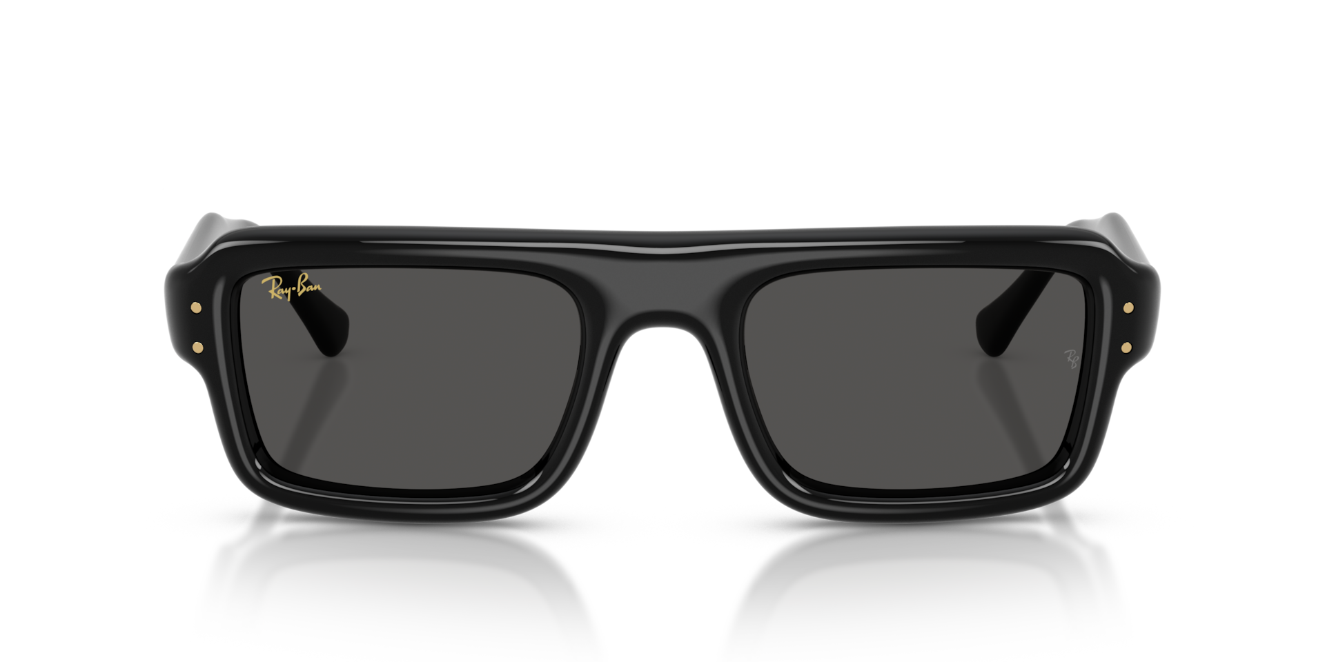 Ray-Ban Flacko Puffer Sunglasses Black Frame Black Lenses 54-23