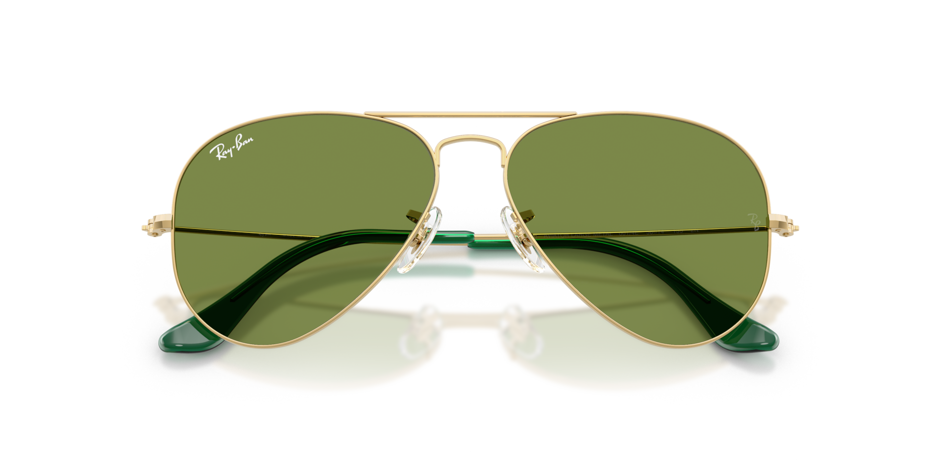 Ray-Ban RB3025 AVIATOR LARGE METAL Sunglasses | Clearly