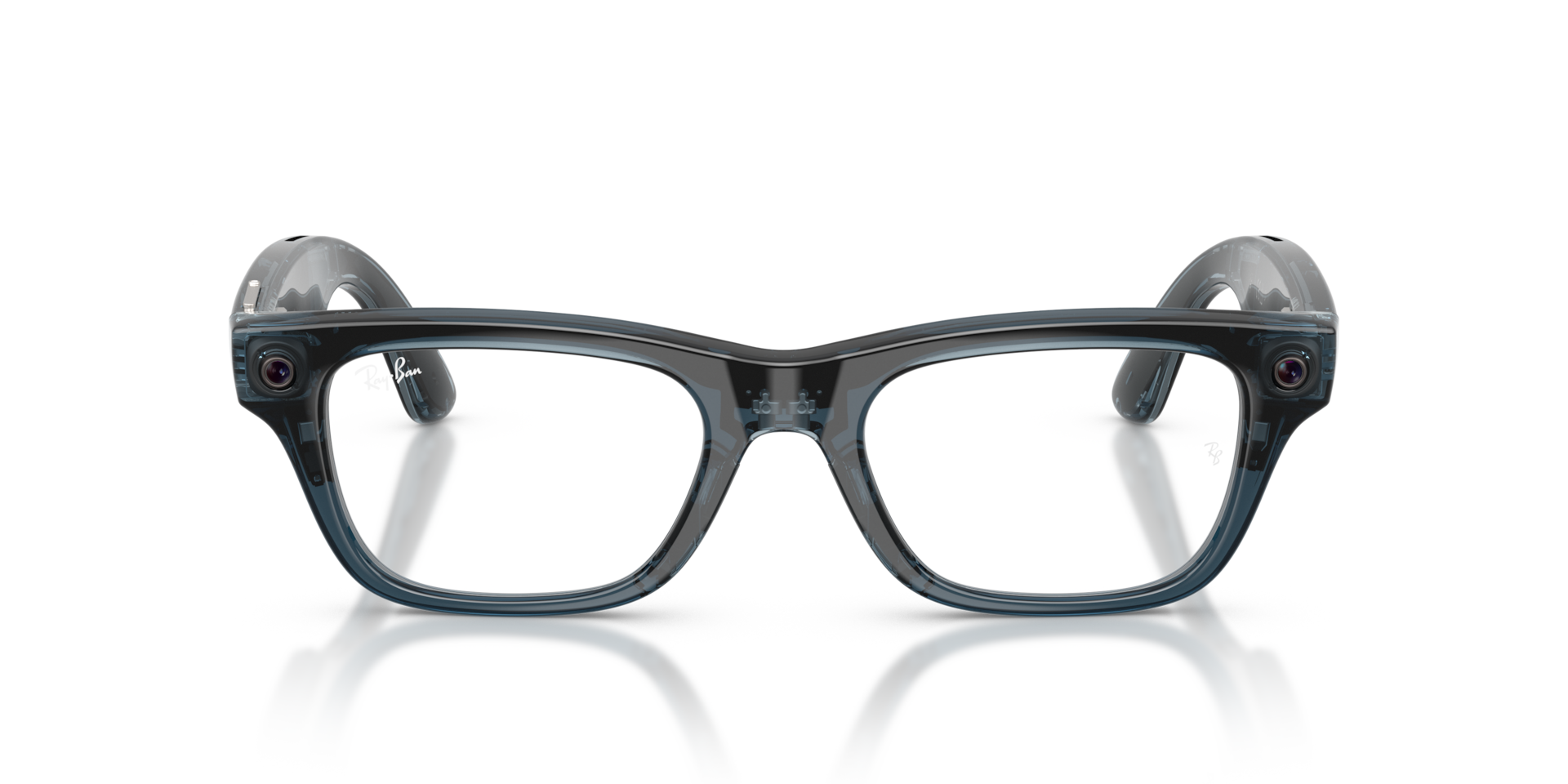 Ray-Ban Meta Optics (Gen 2) Trasparent Ocean Blue Frame Demo Lens Prescription AI Glasses