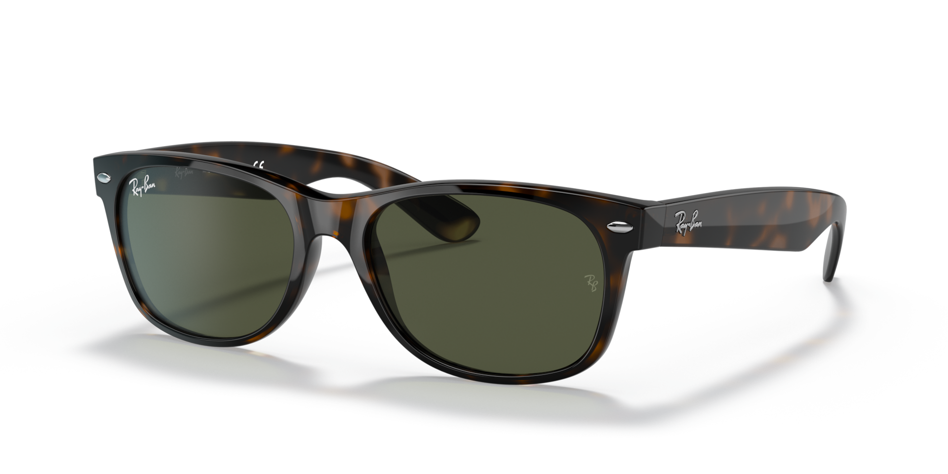 RayBan レイバン RB2132-F NEW WAYFARER Ray-Ban RB2132 NEW WAYFARER CLASSIC Sunglasses | Clearly