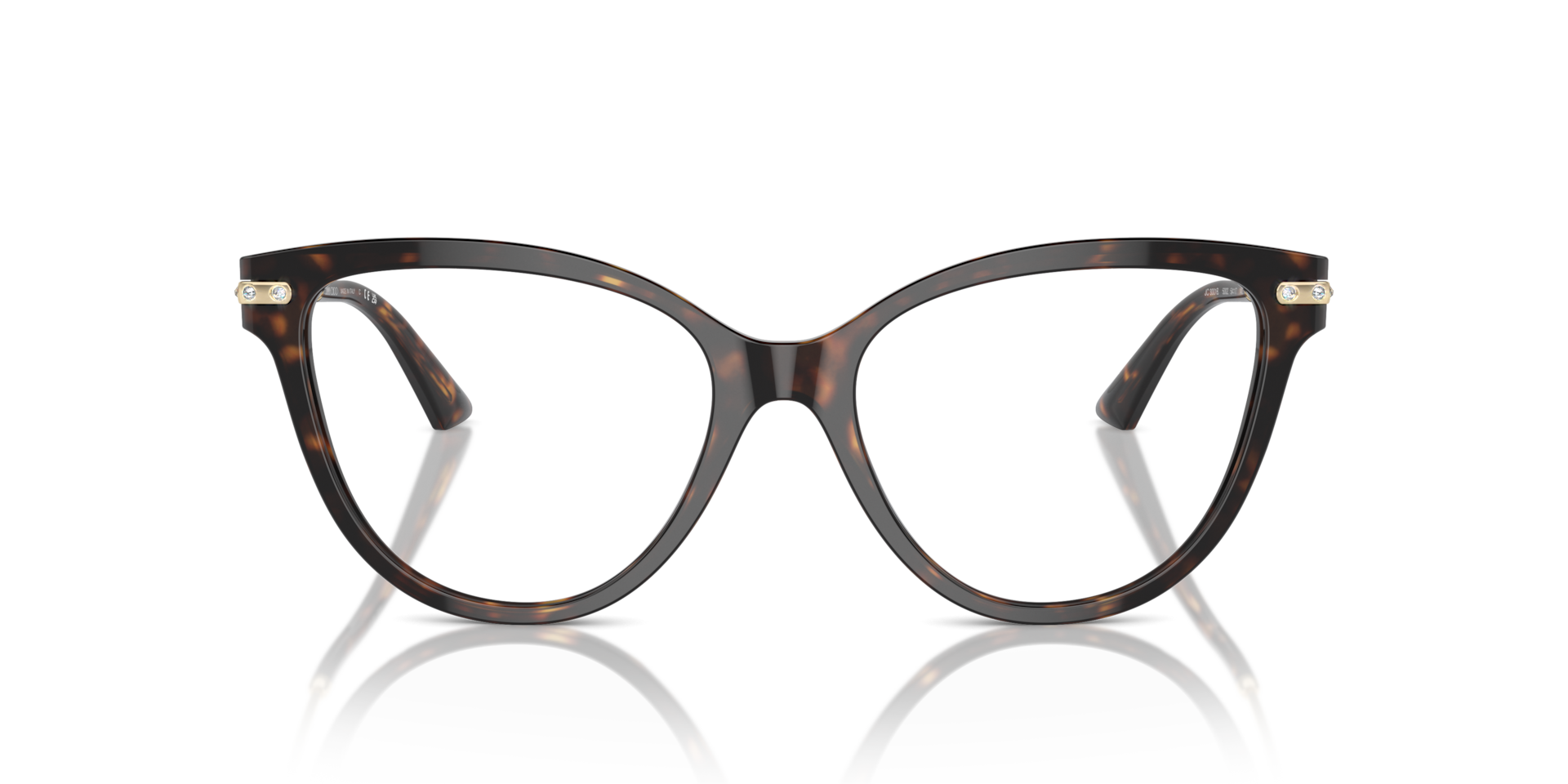 Jimmy Choo JC3001B Women's Glasses, Tortoiseshell, Size 52