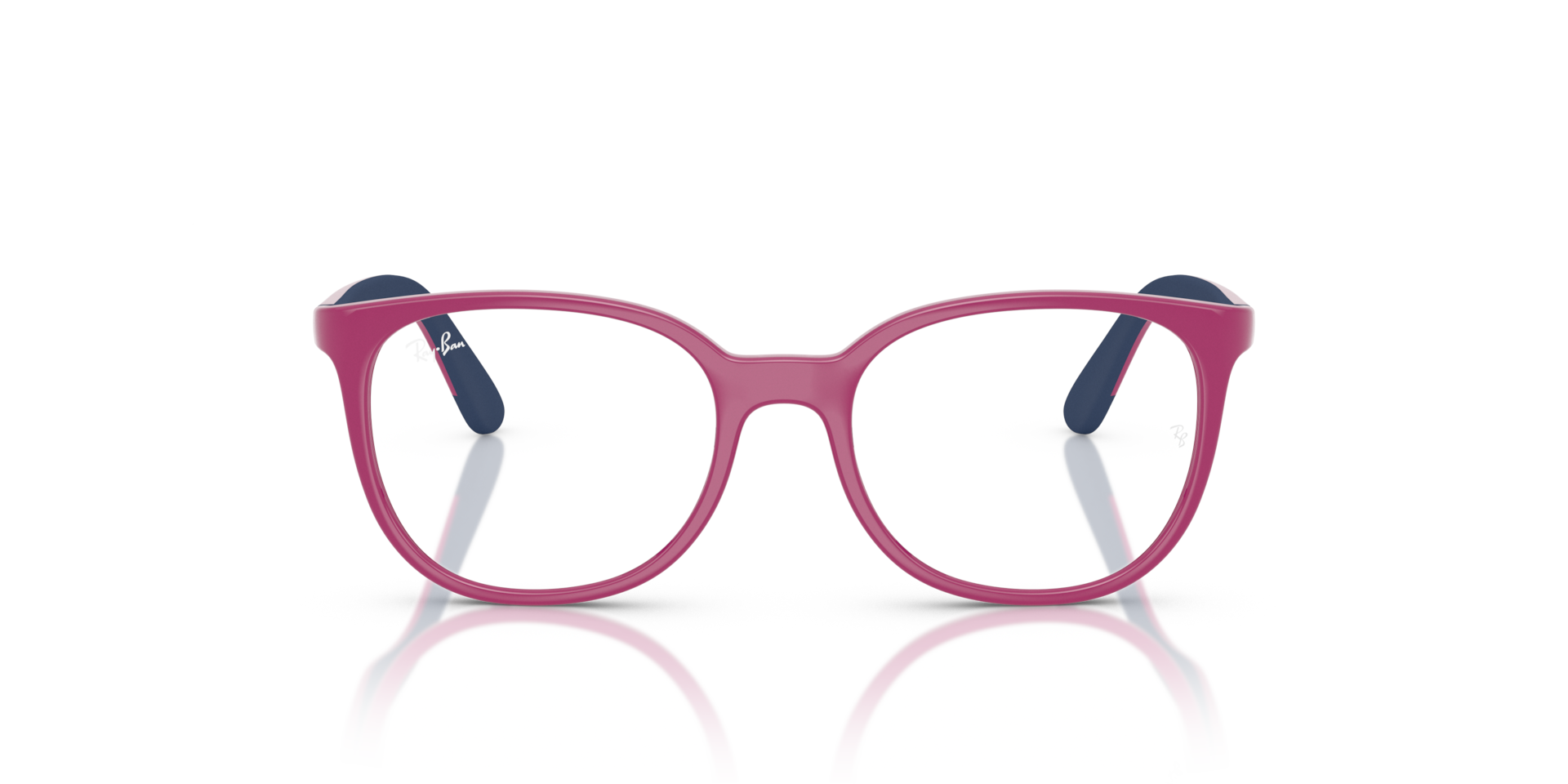 Ray-Ban Ray-Ban Disney - Lilo & Stitch Optical Kids Optical Fucsia & Rubber Blue Frame Clear Lenses 45-16