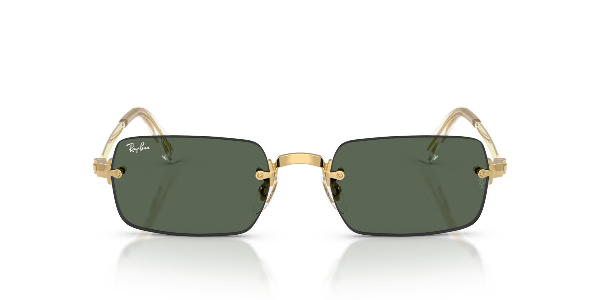 Ray-Ban Rb3928 By A$ap Rocky Sunglasses Arista Gold Frame Green Lenses 54-20