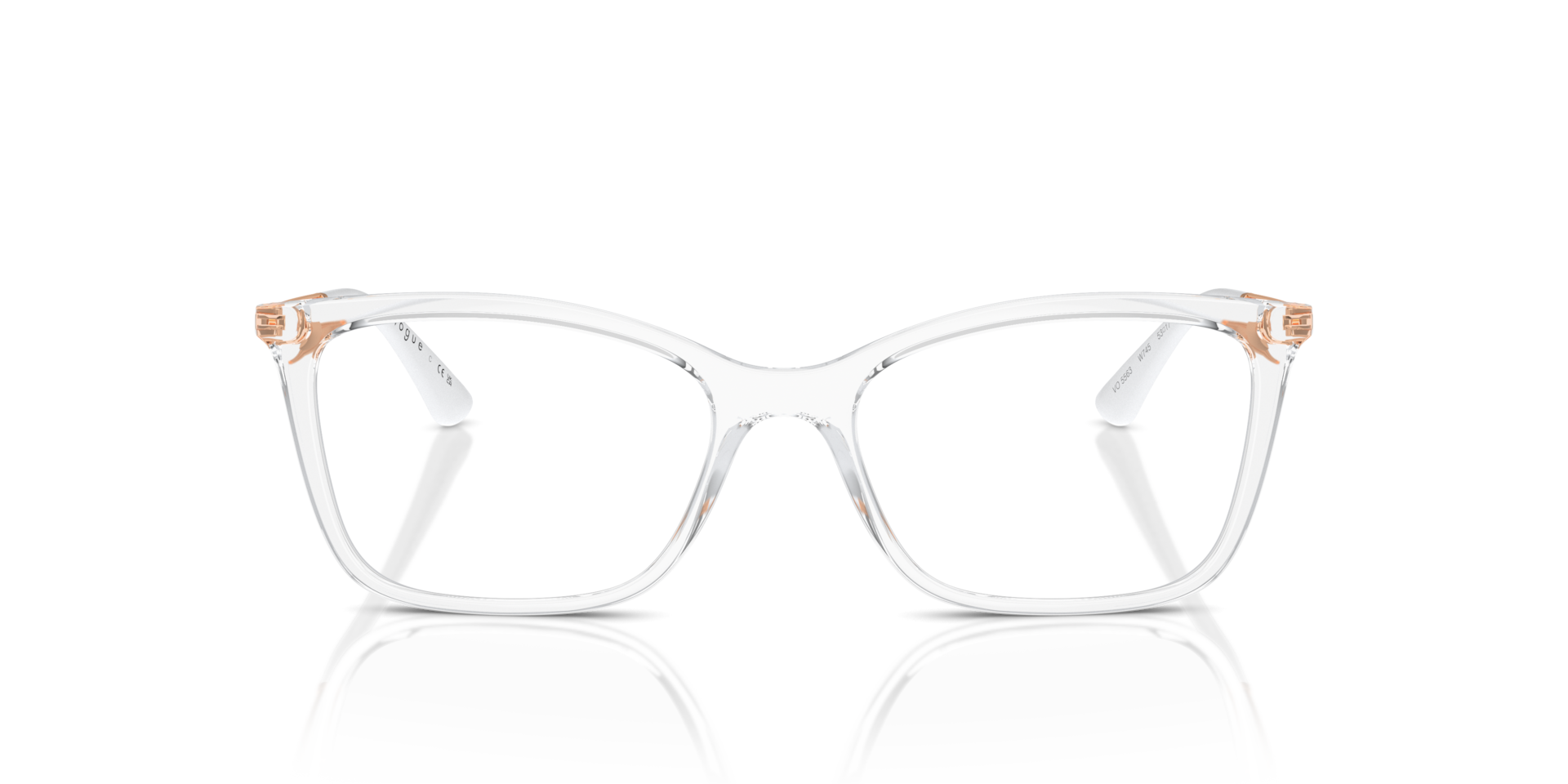 Vogue Eyewear VO5563 Women's Glasses, Clear, Size 53