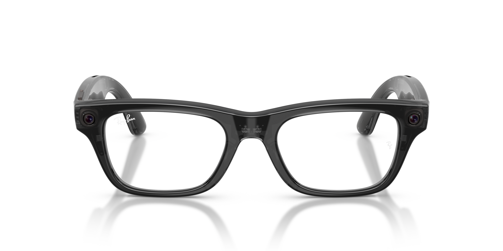 Ray-Ban Meta Optics (Gen 2) Transparent Black Frame Demo Lens Prescription AI Glasses