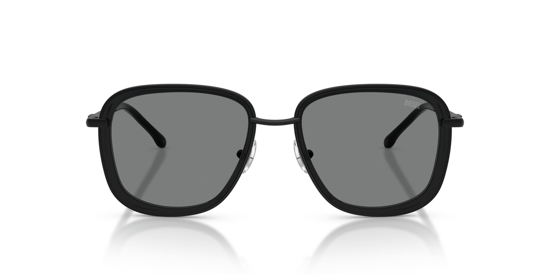 Diesel DL1017 100887 Men's Sunglasses Black Size 52
