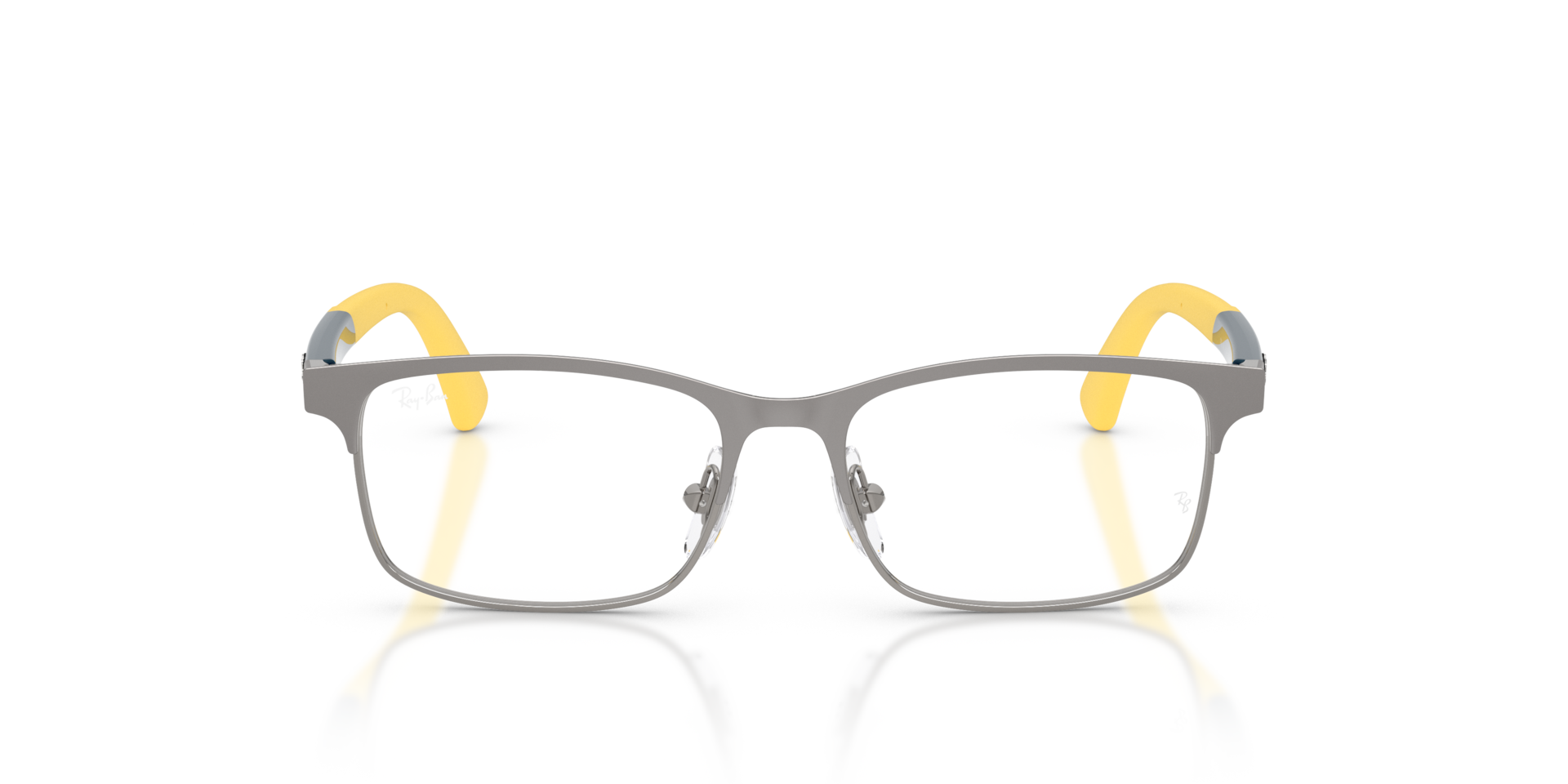 Ray-Ban Rb1061 Optics Kids Bio-based Optical Blue & Yellow Frame Clear Lenses Polarized 46-15