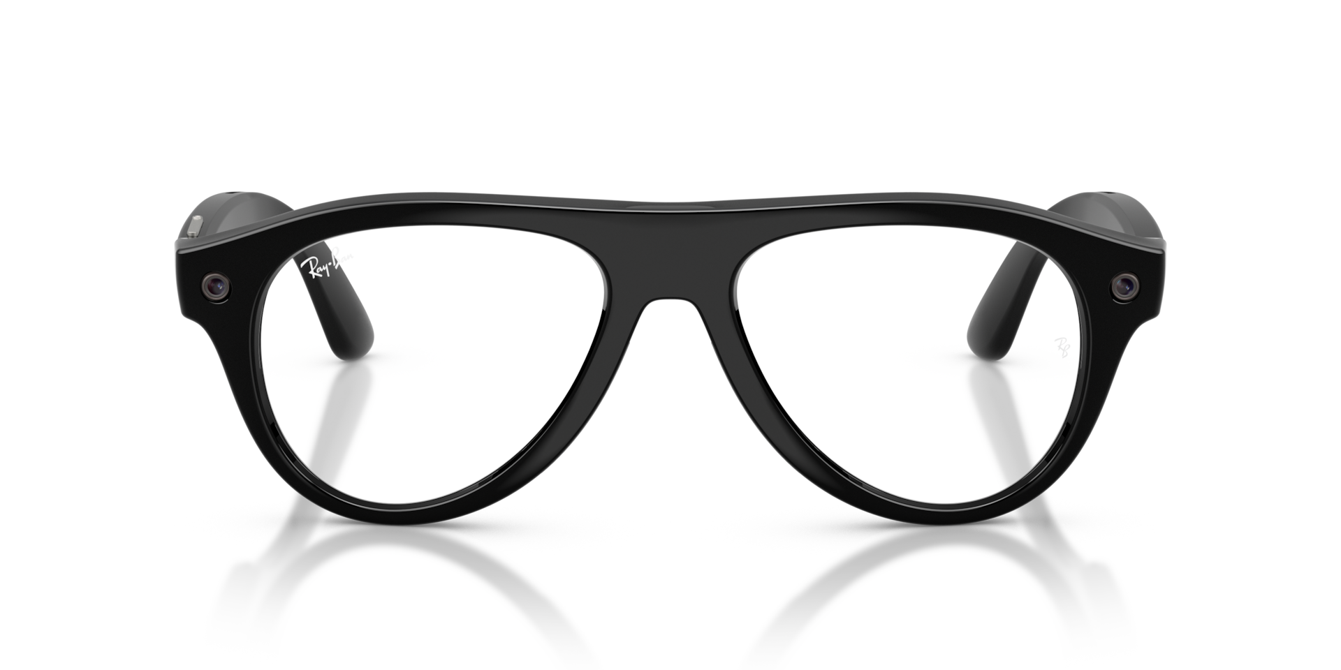 (Gen 3) Ray-Ban Meta Aviator Optics Shiny Black frame Demo Lens lenses AI Glasses