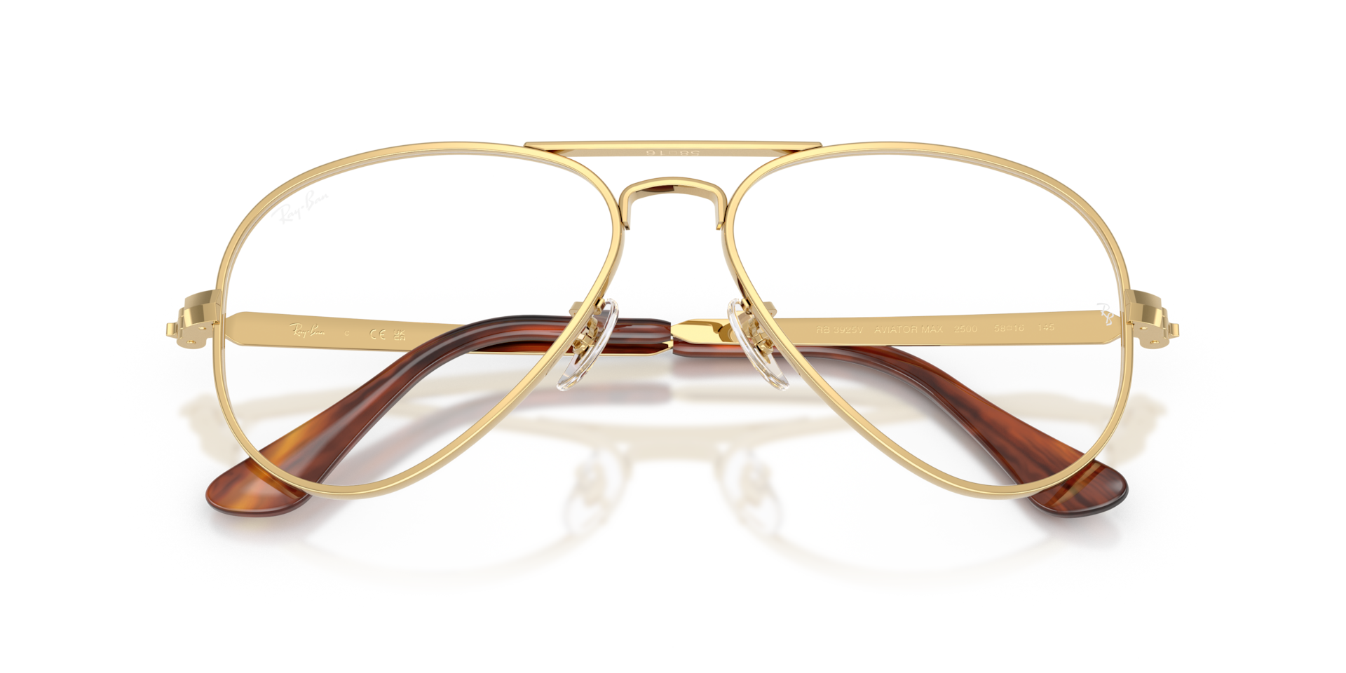Ray-Ban RB3925V AVIATOR MAX OPTICS Glasses | Clearly