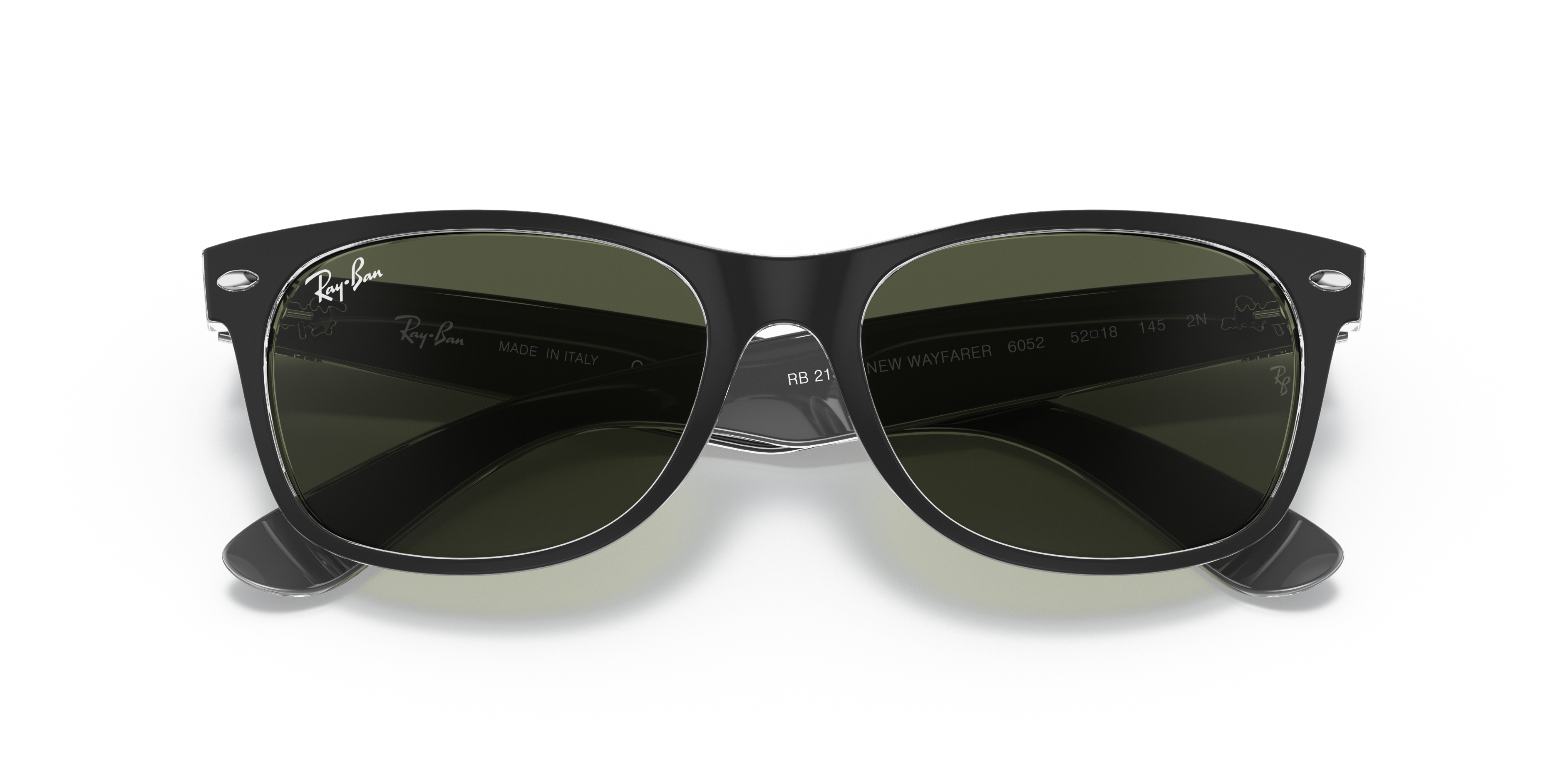 Ray-Ban RB2132 NEW WAYFARER COLOR MIX Sunglasses | Clearly
