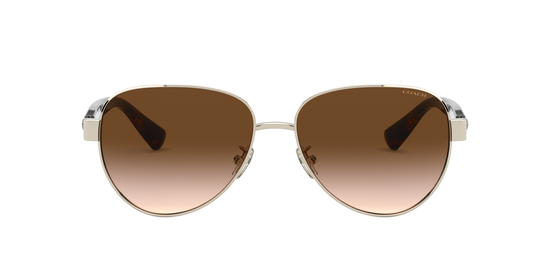 Coach HC7111 L1128 900513 Women’s Sunglasses Gold Size 57